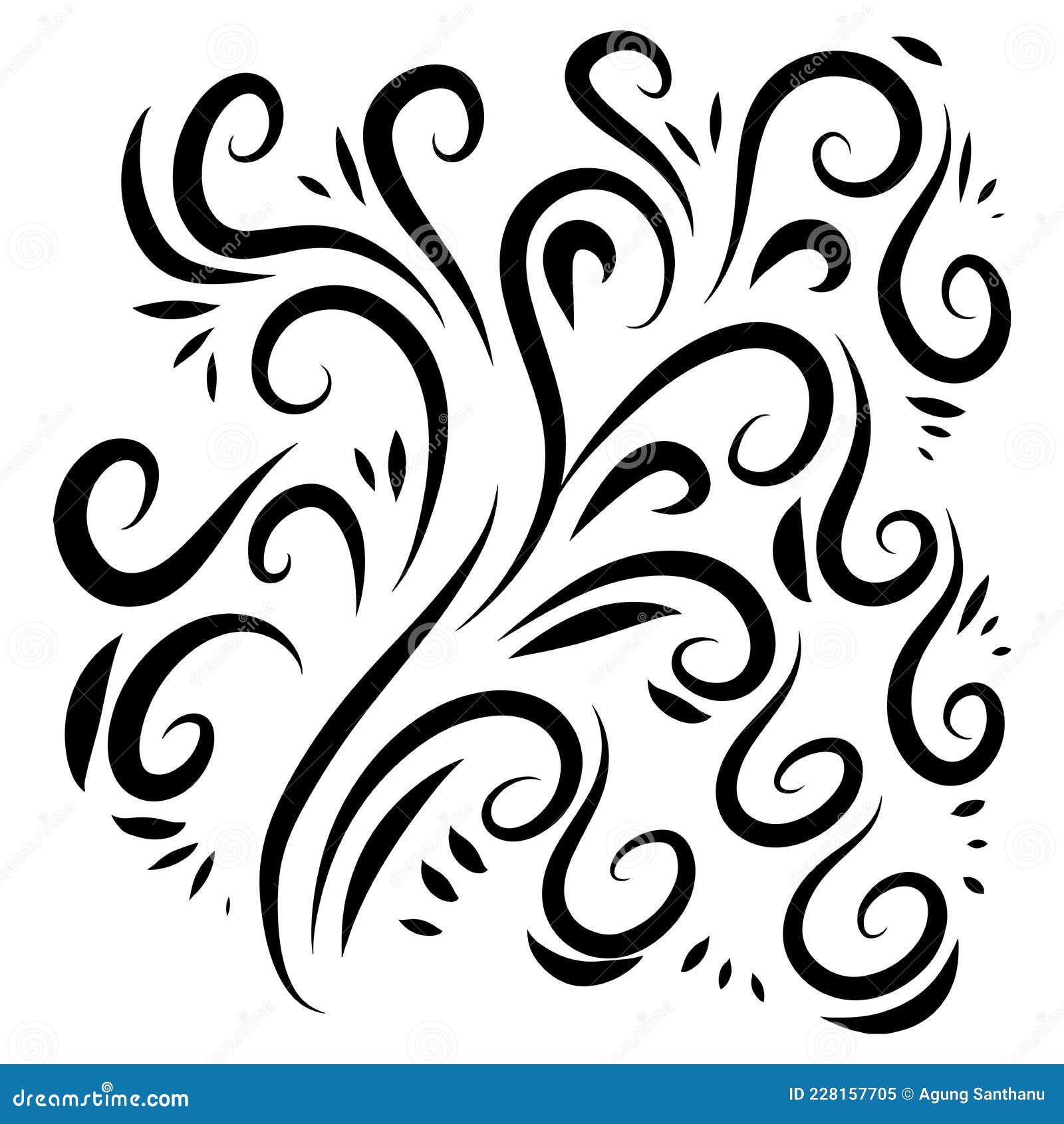 Seamless Abstract Swirls Floral Vector Stock Vector Illustration Of Seamless Abstract Swirls Floral Vector Stock Vector Illustration Of