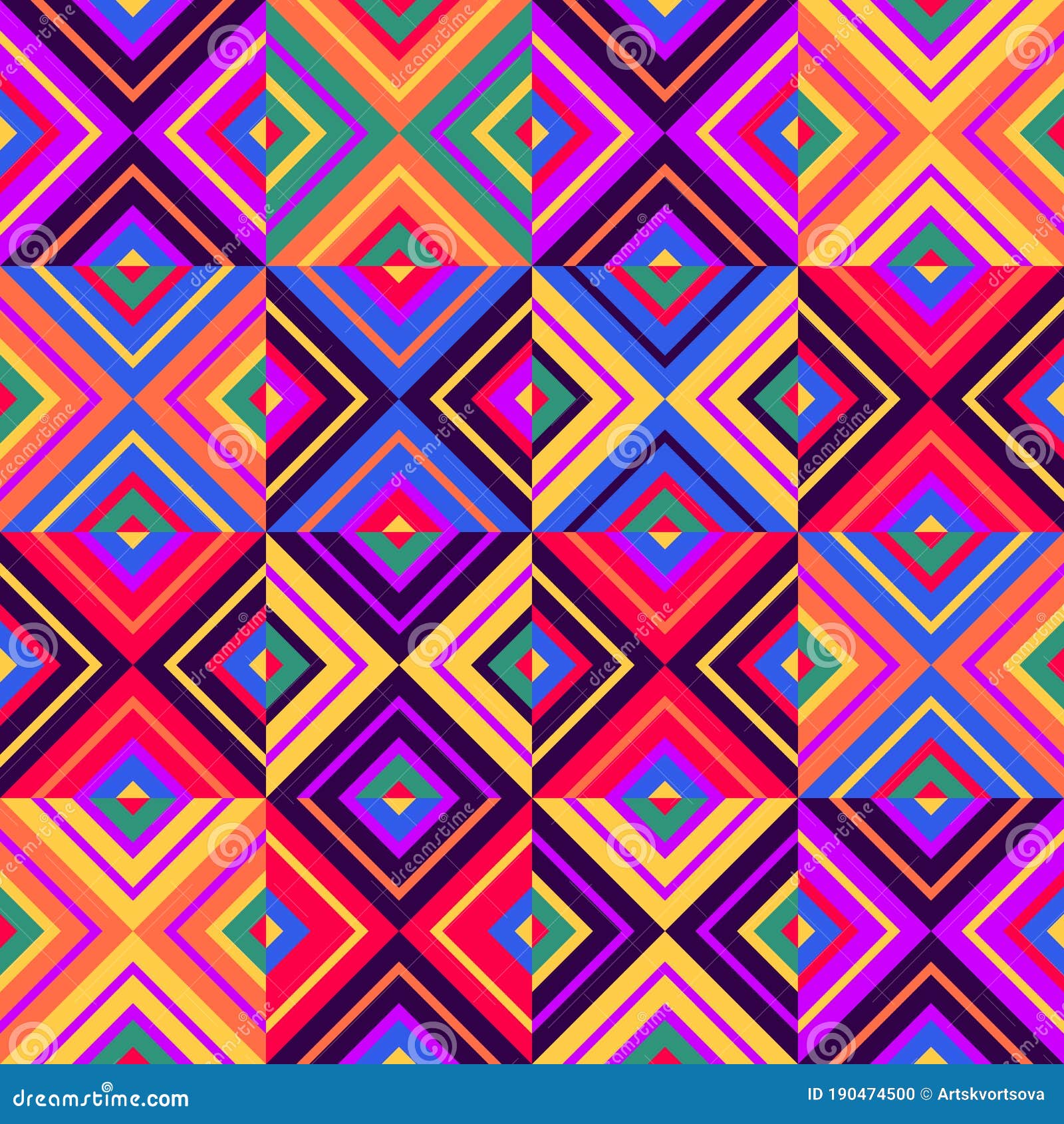 Seamless African Pattern. Ethnic Seamless Design for Background or ...
