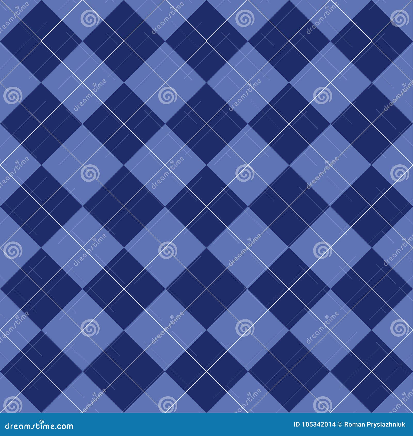 seamless argyle pattern. rhombus of blue color. texture for plaid, tablecloths, clothes, shirts and other textile products.