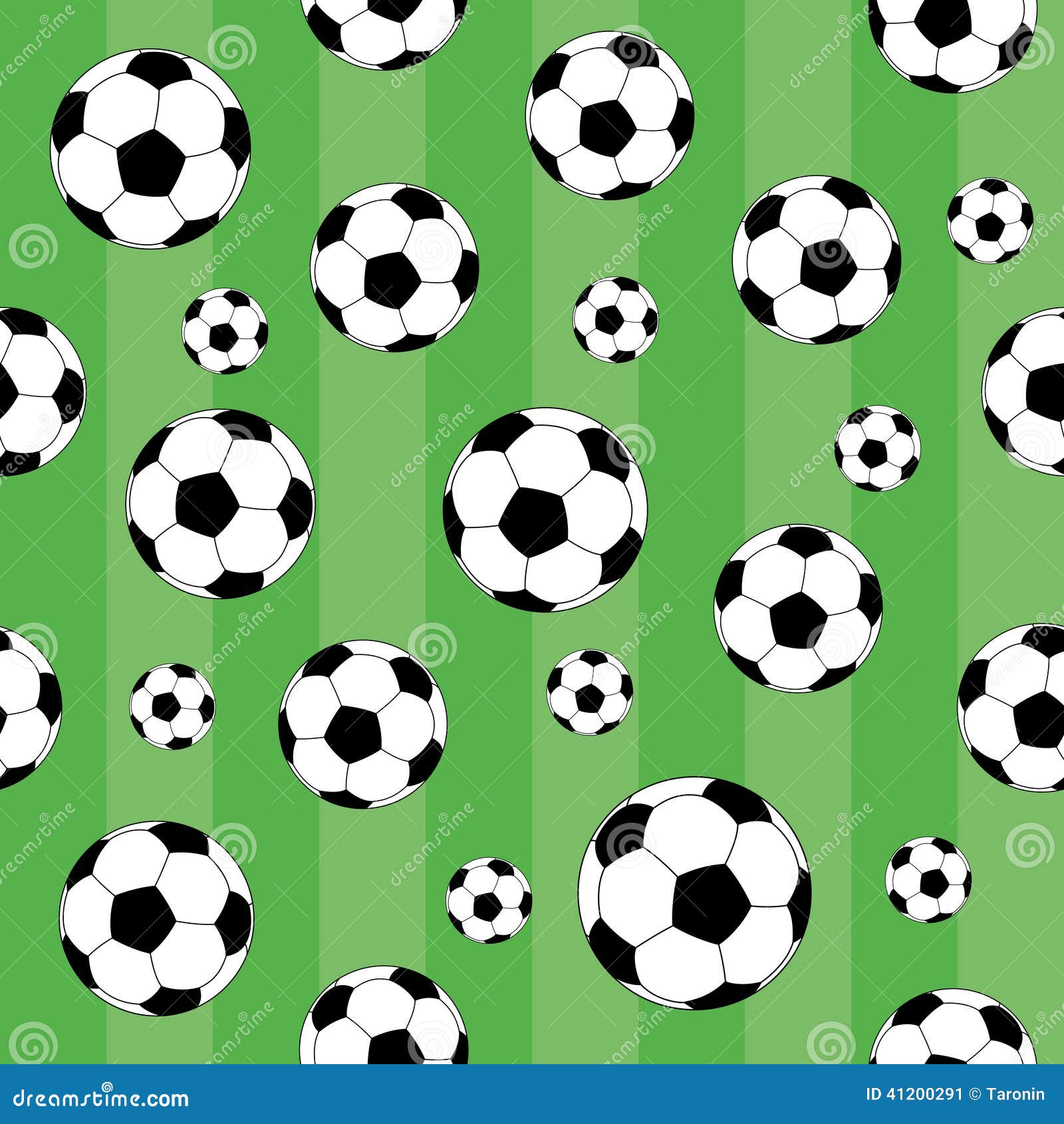 Seamless Background. Football Stock Vector Illustration of decor, icon 41200291