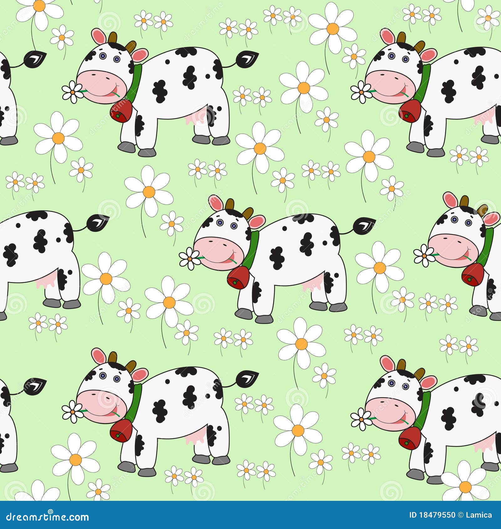 Seamless Cow Spots Pattern Cow Print Stock Illustration - Download