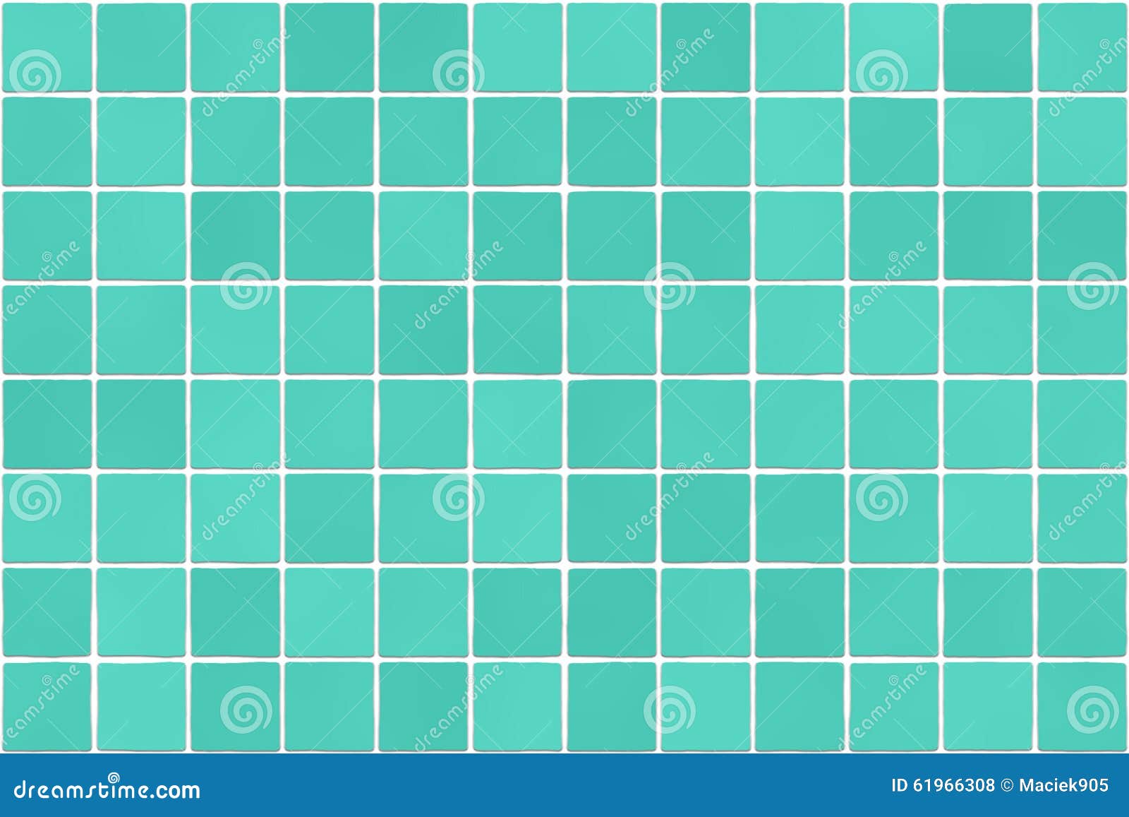 Seamless Bathroom Tiles Mosaic Texture Stock Illustration