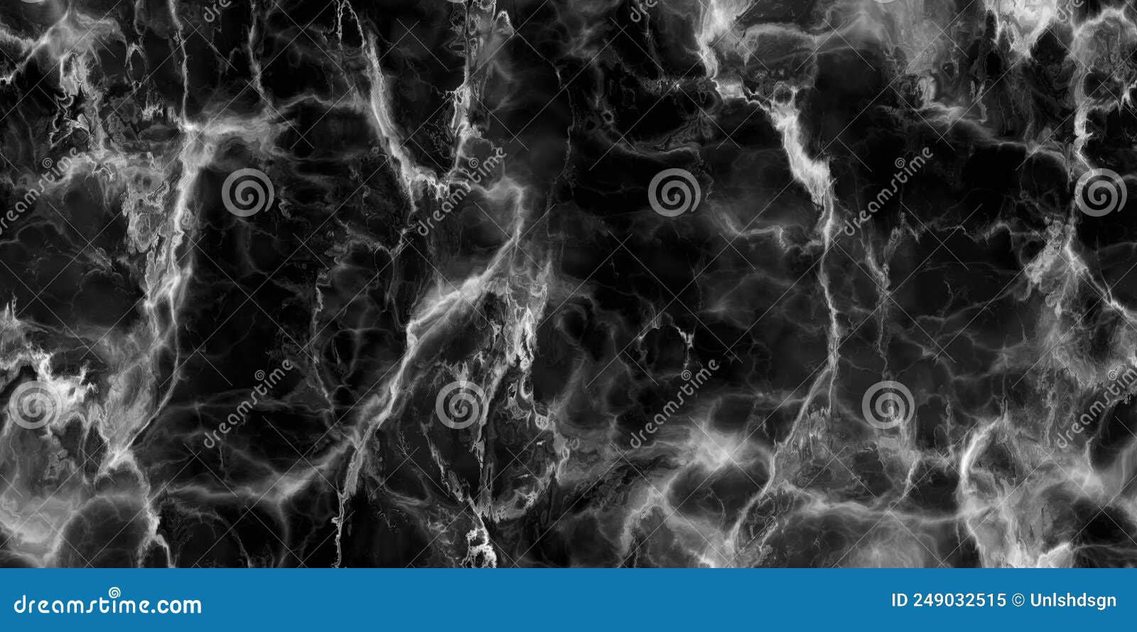 seamless black marquina marble with white veins background texture