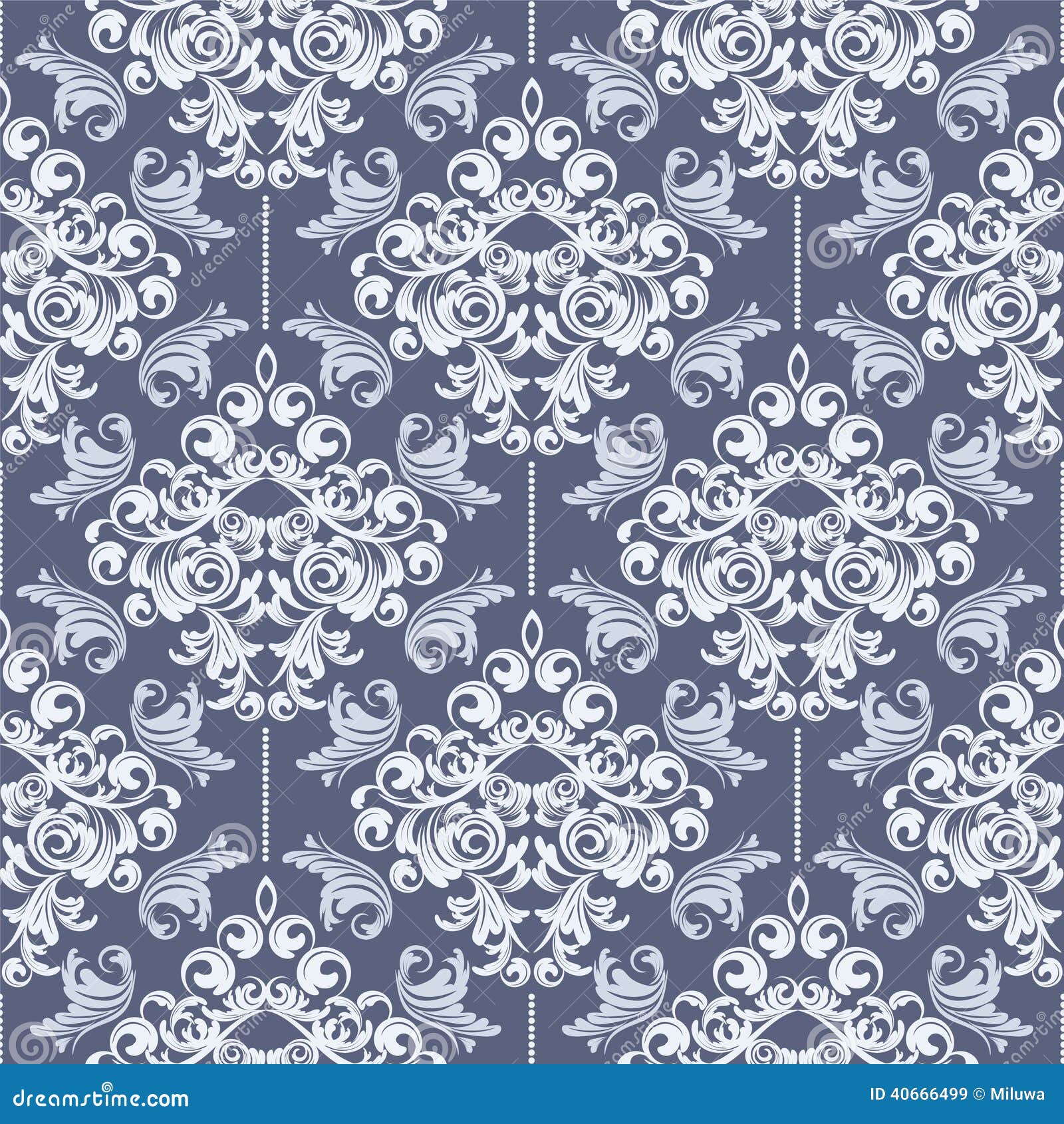 Blue Damask Drape Background Stock Photography 8026676