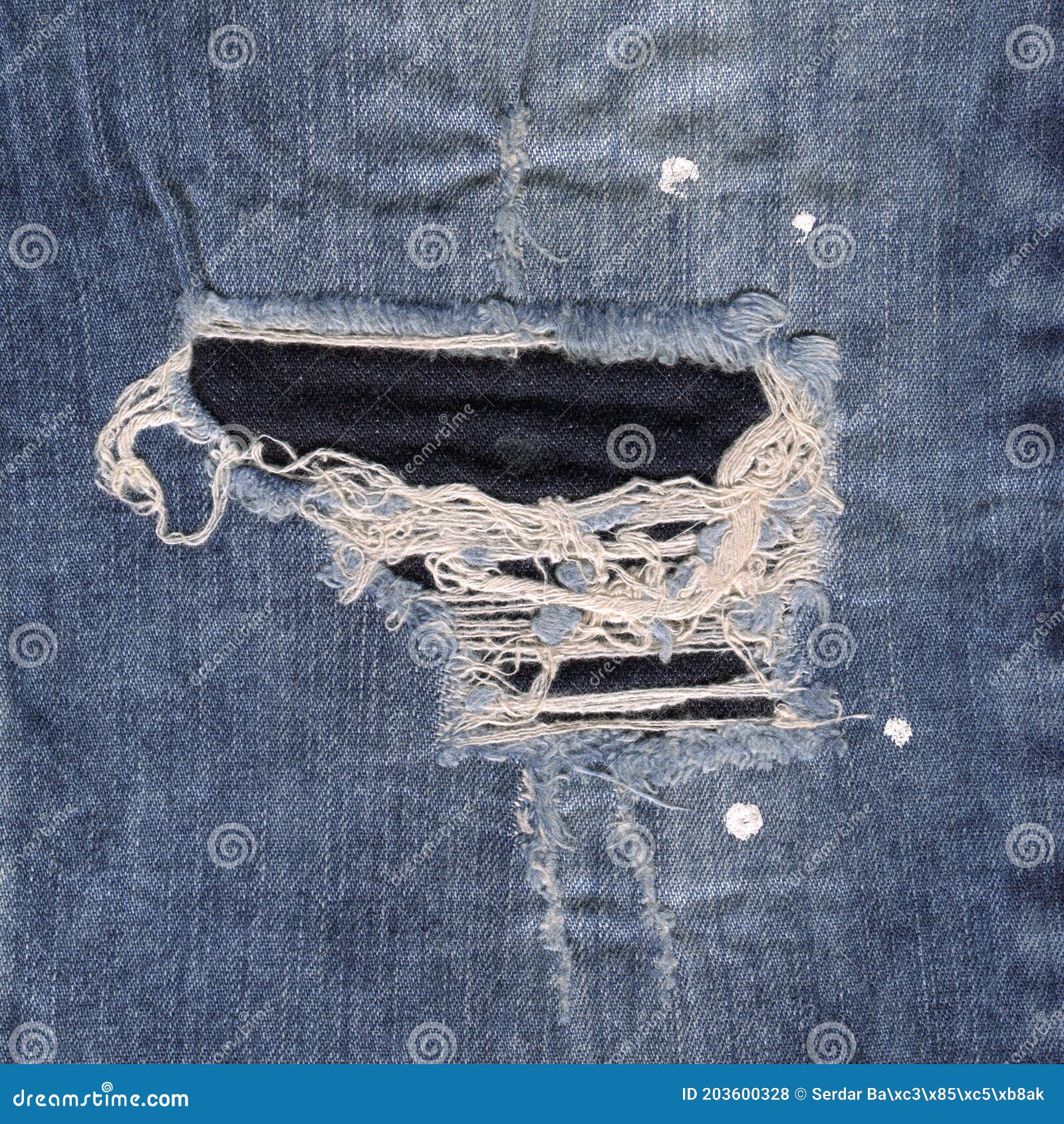 ripped jean texture