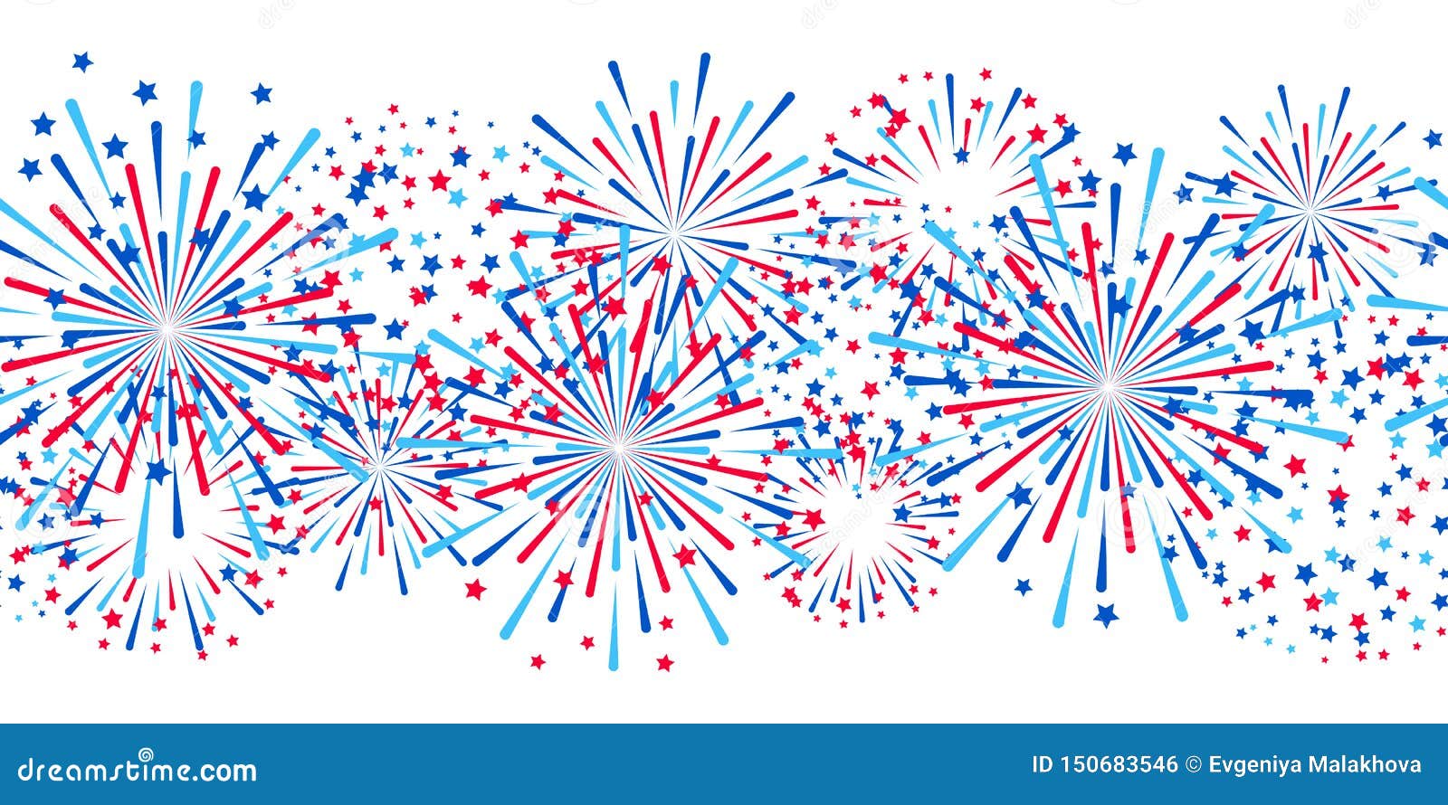 fireworks border clip art