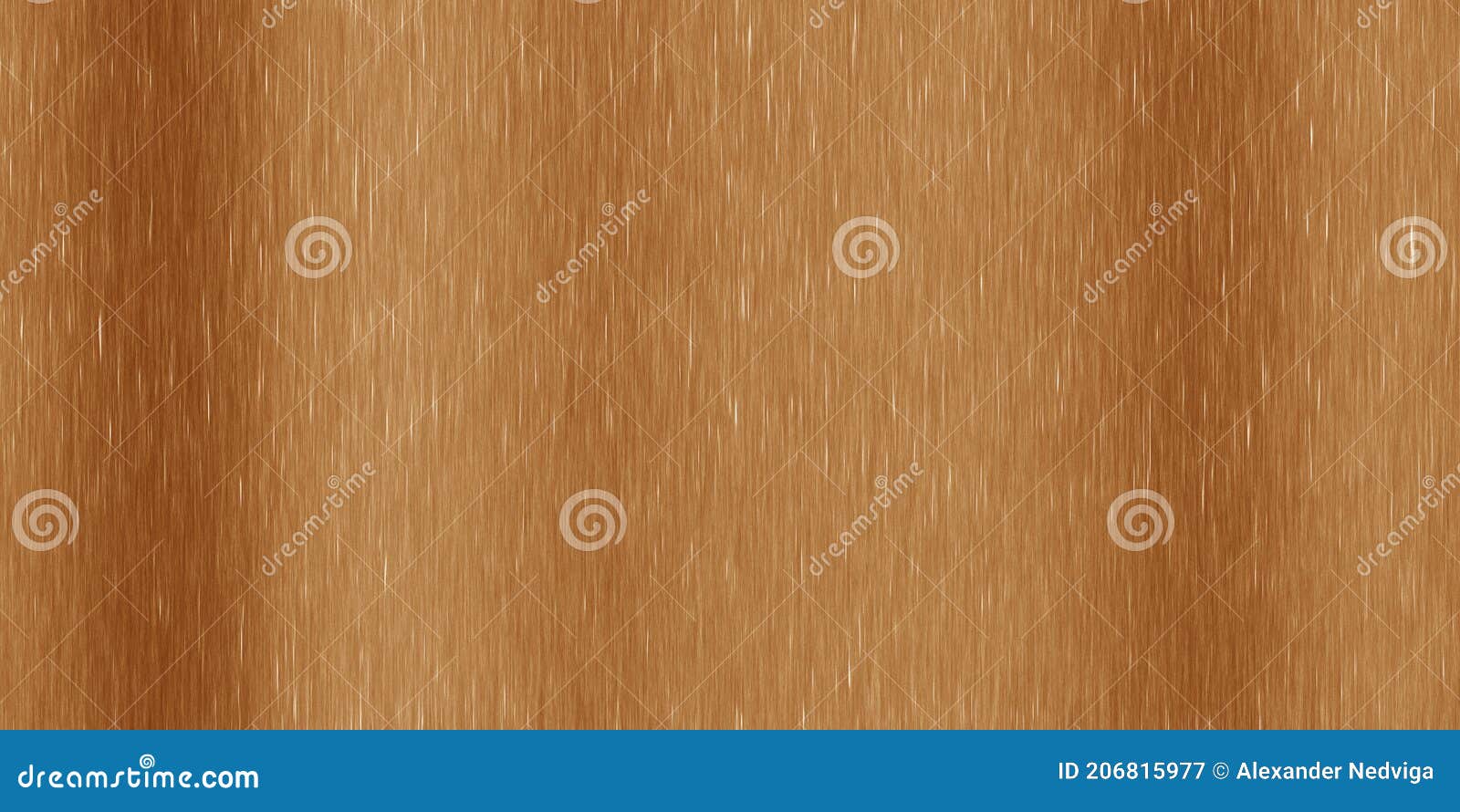 Seamless Brushed Bronze Texture. Bronzed Background Stock Illustration