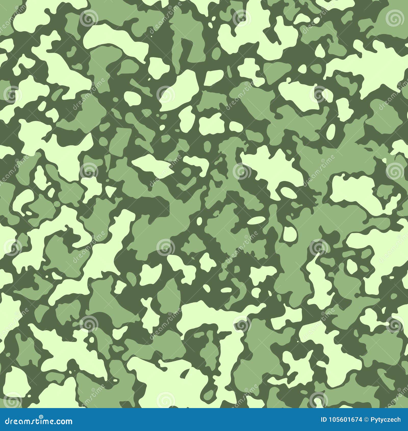Seamless Camouflage Pattern with Mosaic of Abstract Stains. Stock ...