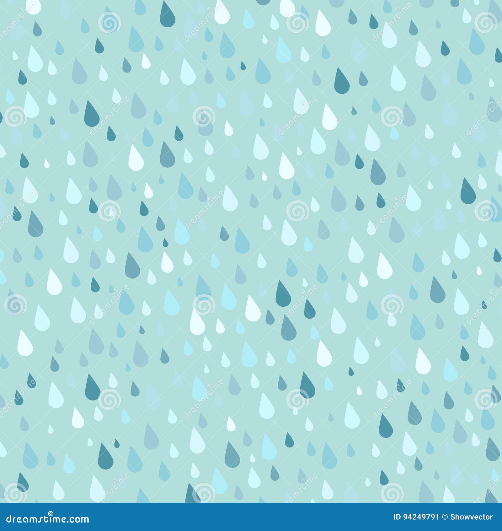 Rain Drops On Transparent Background. Falling Water Drops. Nature ...