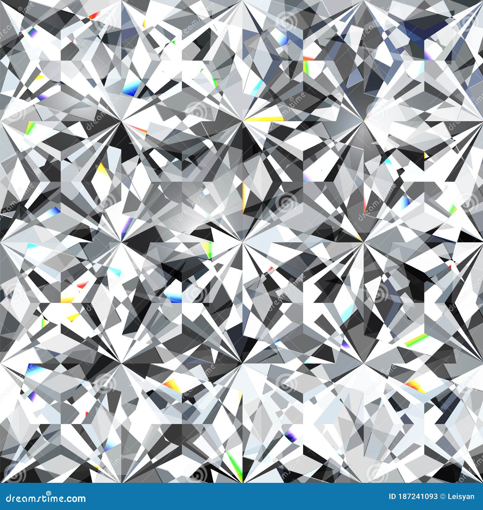 seamless crystal diamond pattern