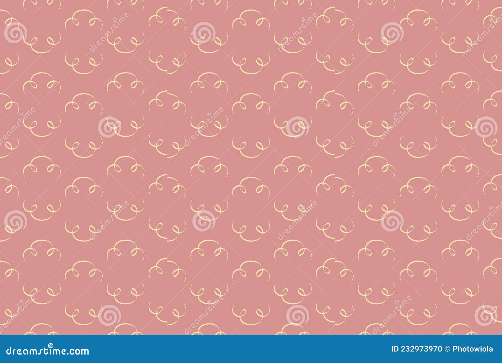 Seamless Decorative Pattern for Paper, Materials Stock Vector
