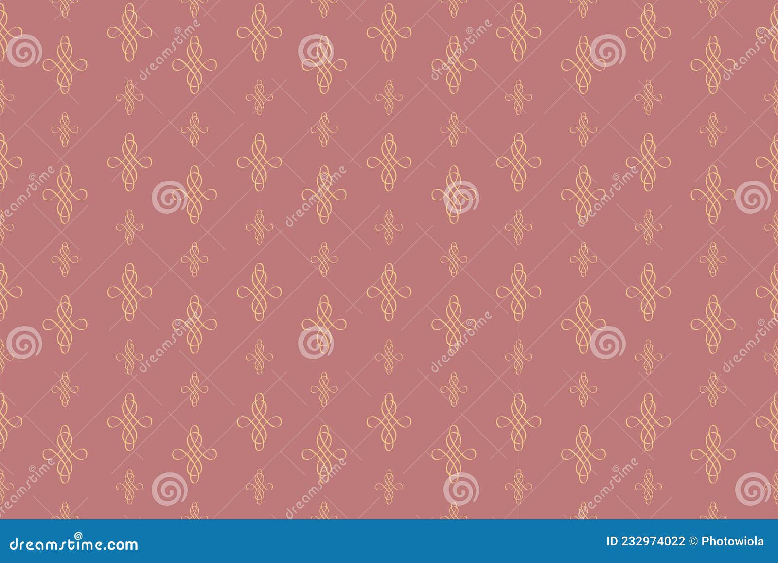 Seamless Decorative Pattern for Paper, Materials Stock Vector