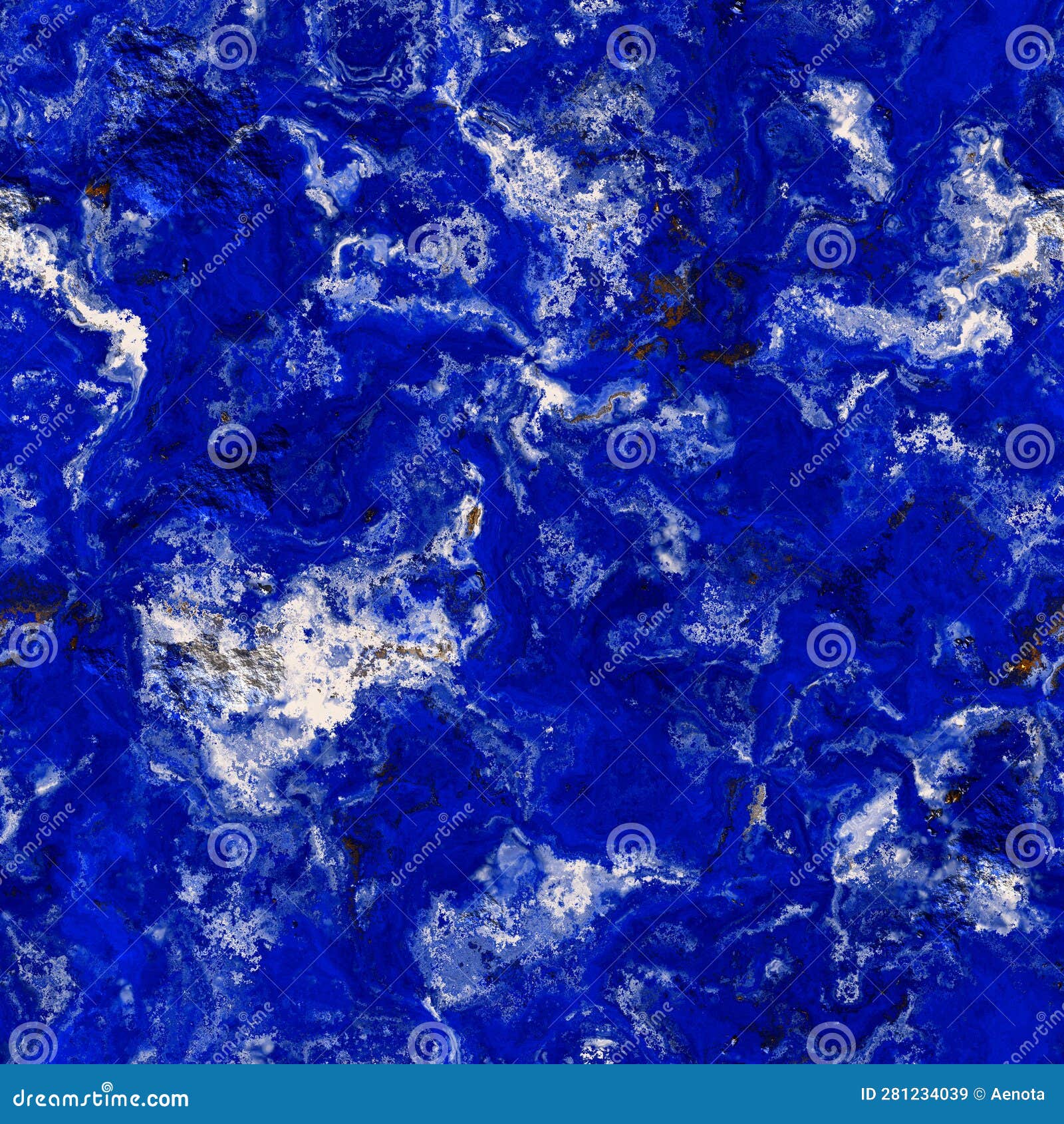seamless deep blue lapis lazuli pattern