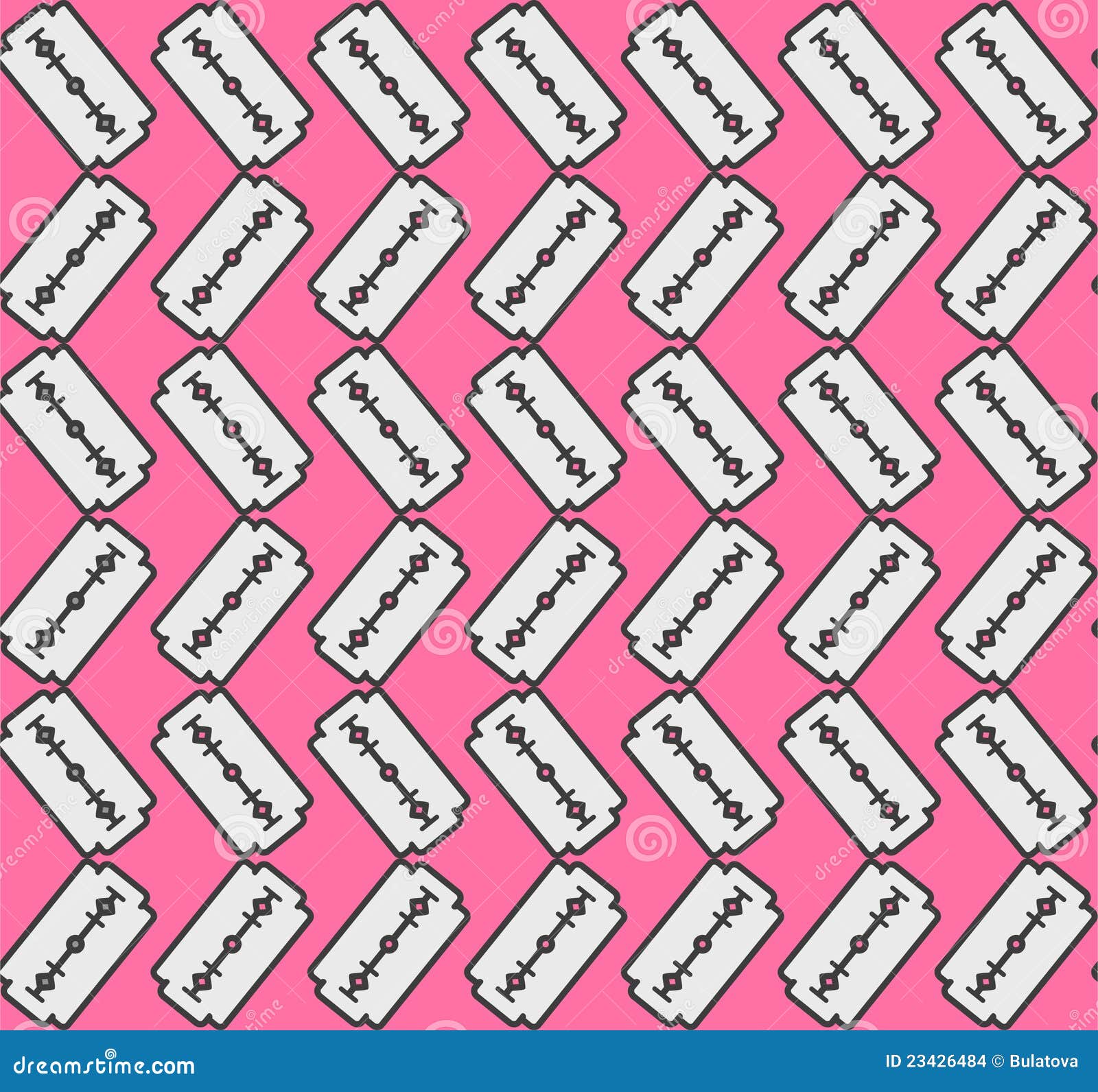 Seamless Emo Pattern with Razor Blade Stock Vector - Illustration of  razorblade, seamless: 23426484