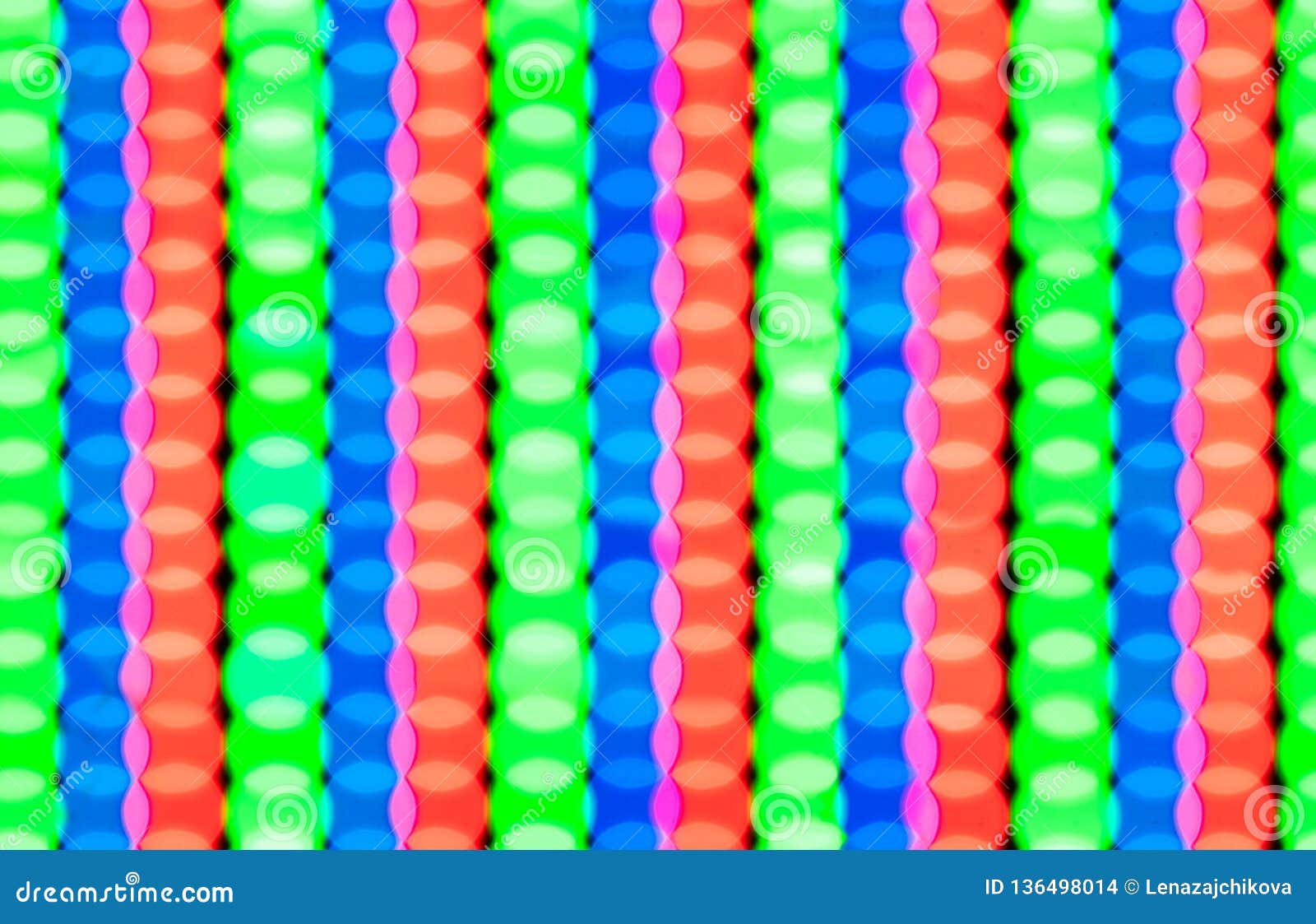 seamless endless pattern of rgb led diode display panel