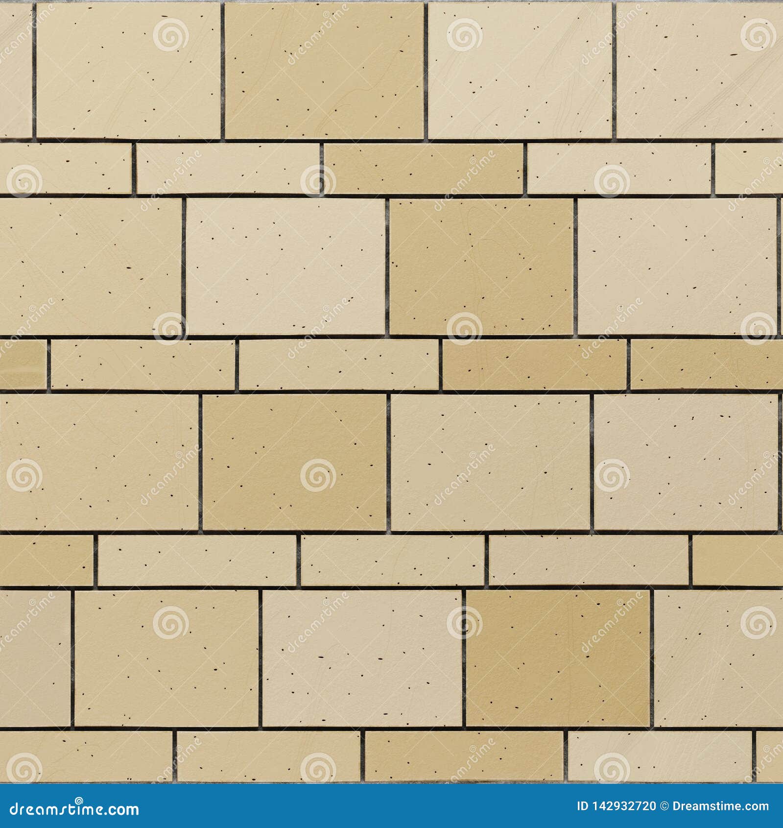 seamless exture of sandstone beige stone wall.