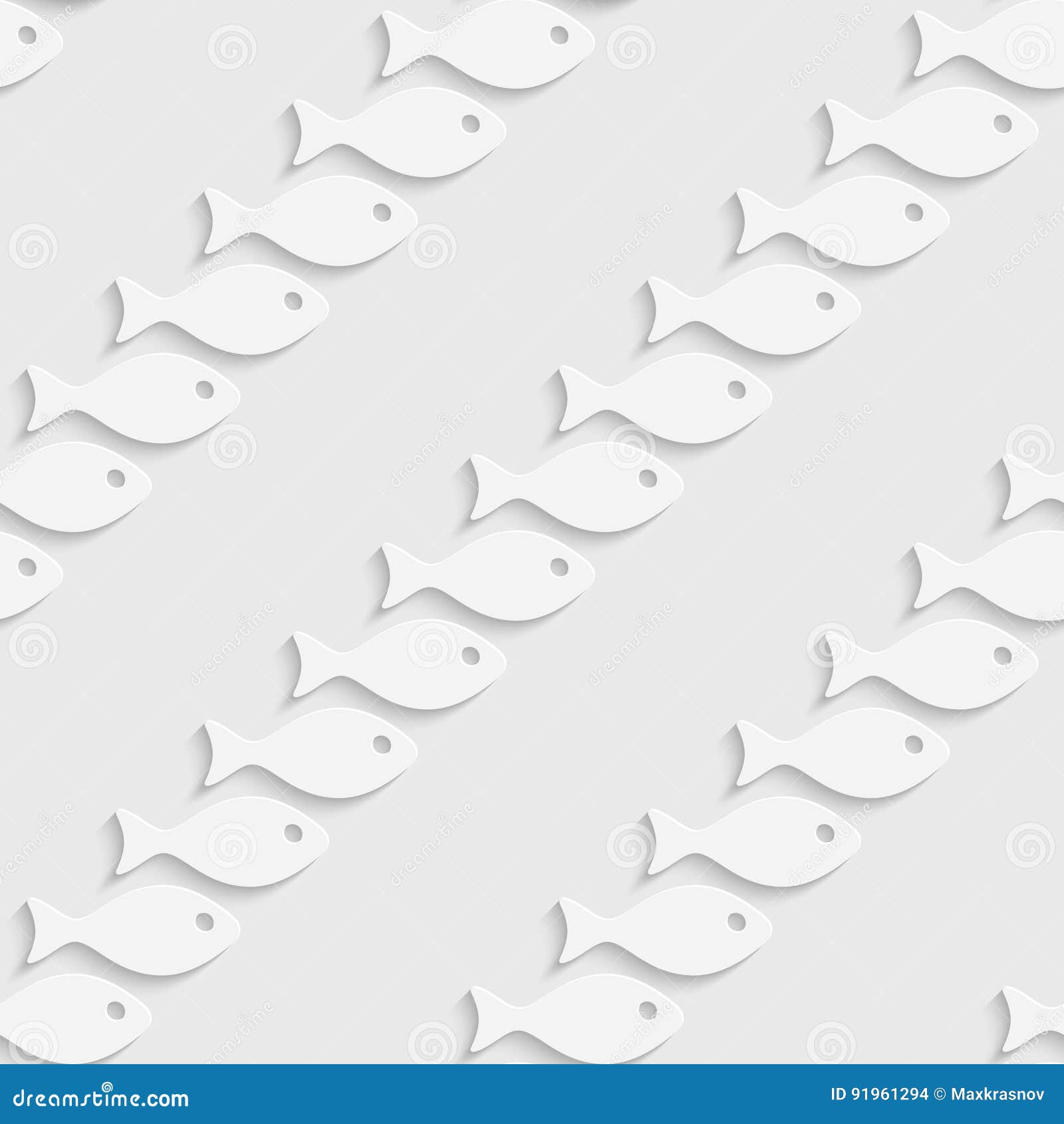 Seamless Fish Pattern stock vector. Illustration of graphic 91961294