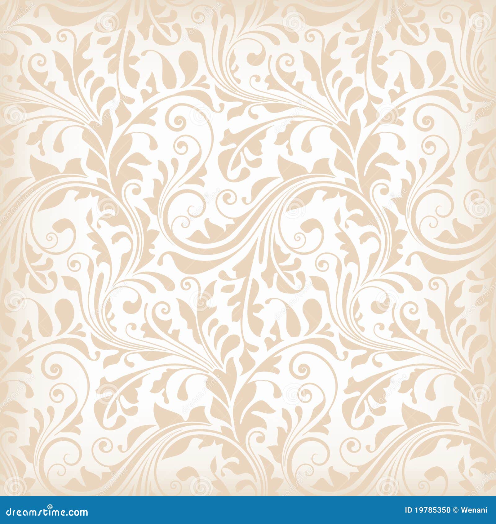Seamless floral pattern stock vector. Illustration of swirls - 19785350