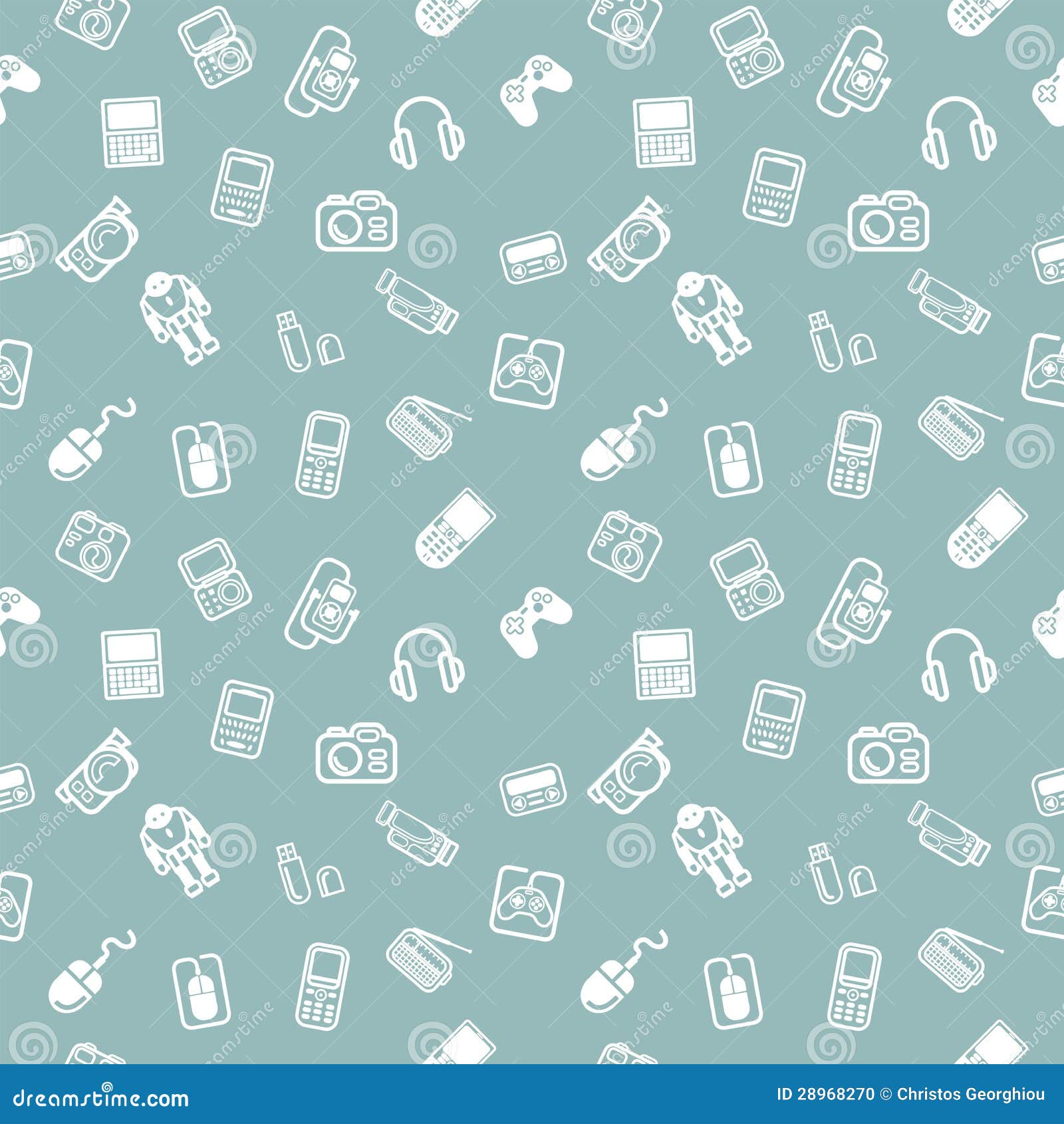 seamless gadgets background texture