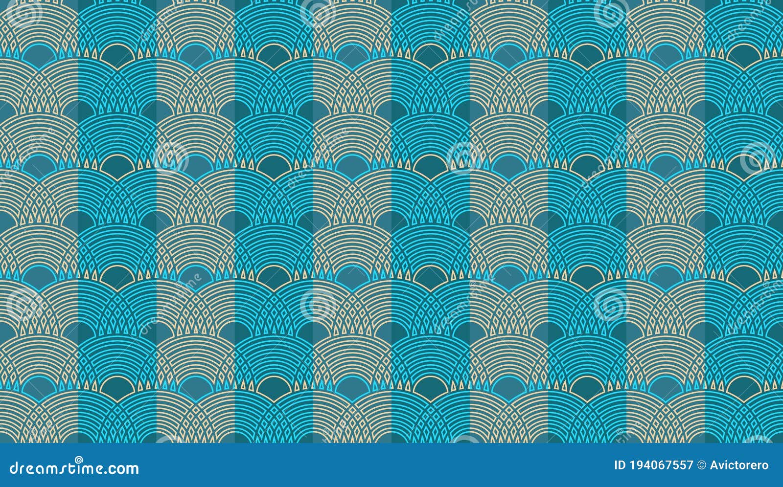 seamless geometric background. art deco retro style pattern  retro