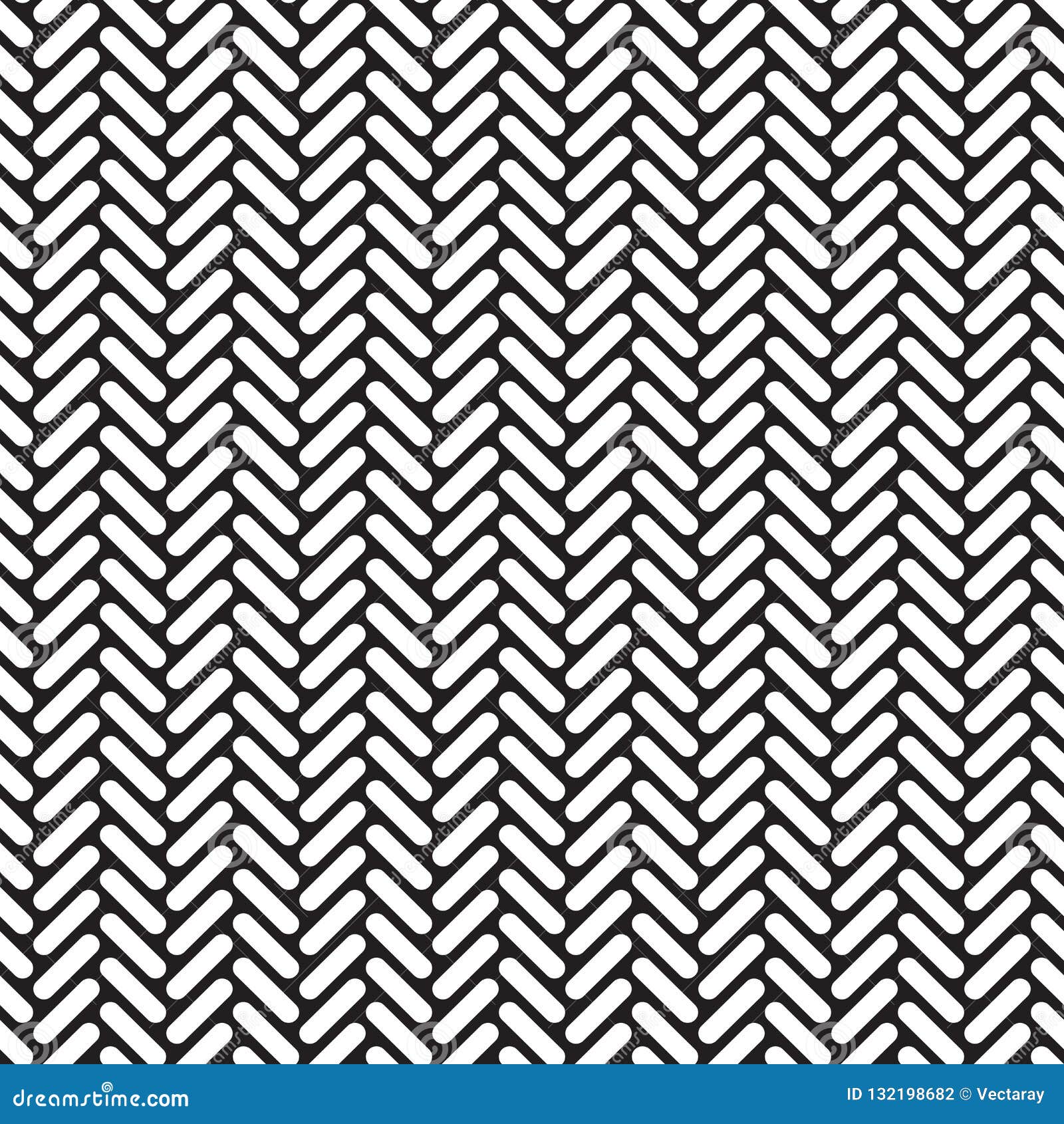 Seamless Geometric Rounded Herringbone Network Pattern Texture ...