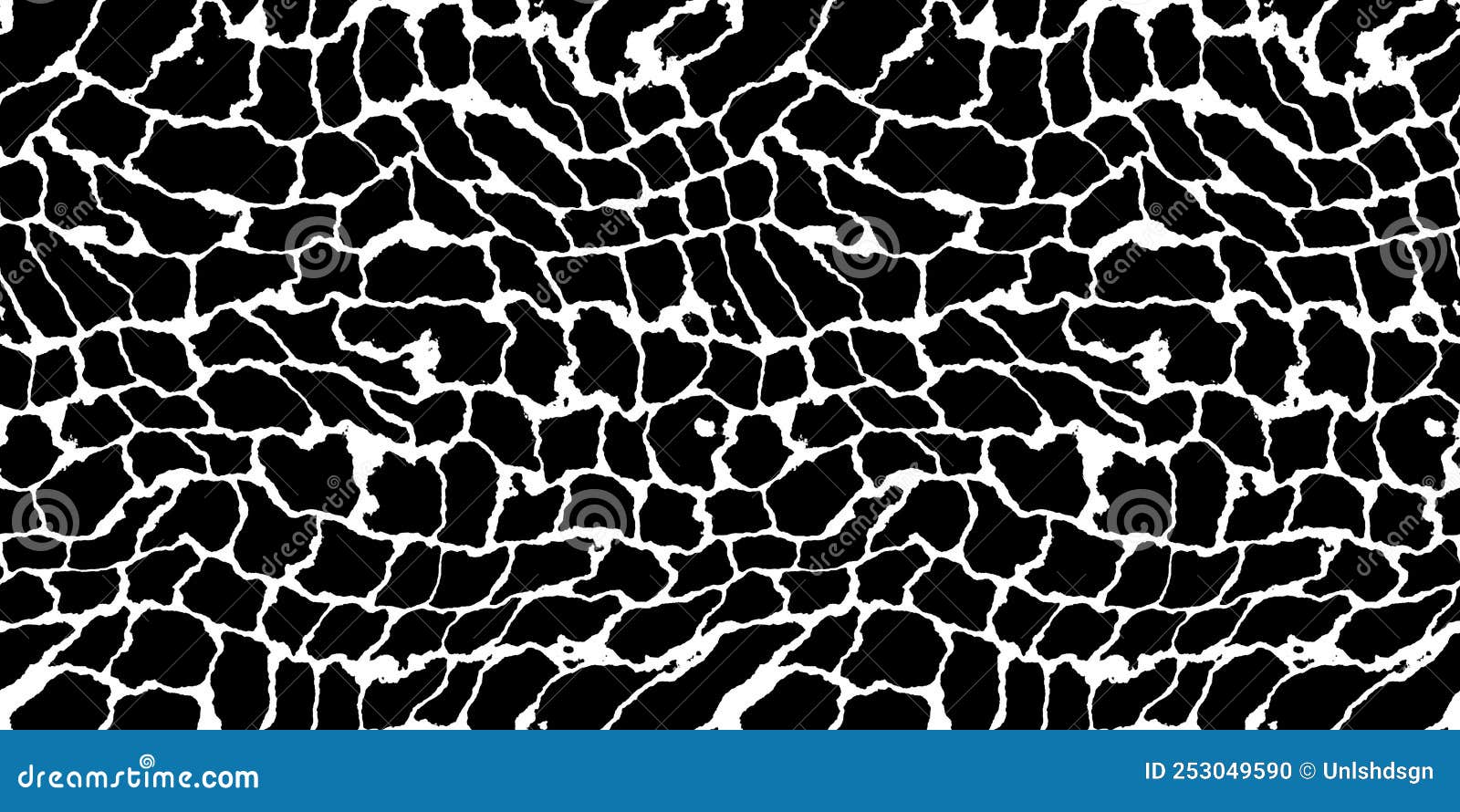 seamless giraffe fur or snake skin pattern
