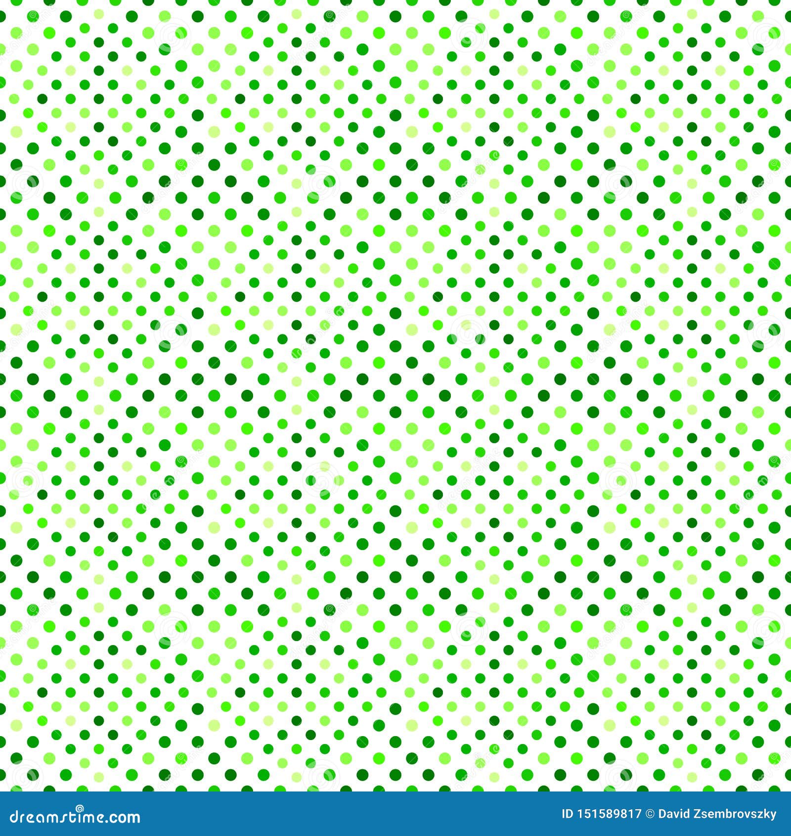 Seamless Green Geometrical Dot Pattern Background Design Stock Vector ...