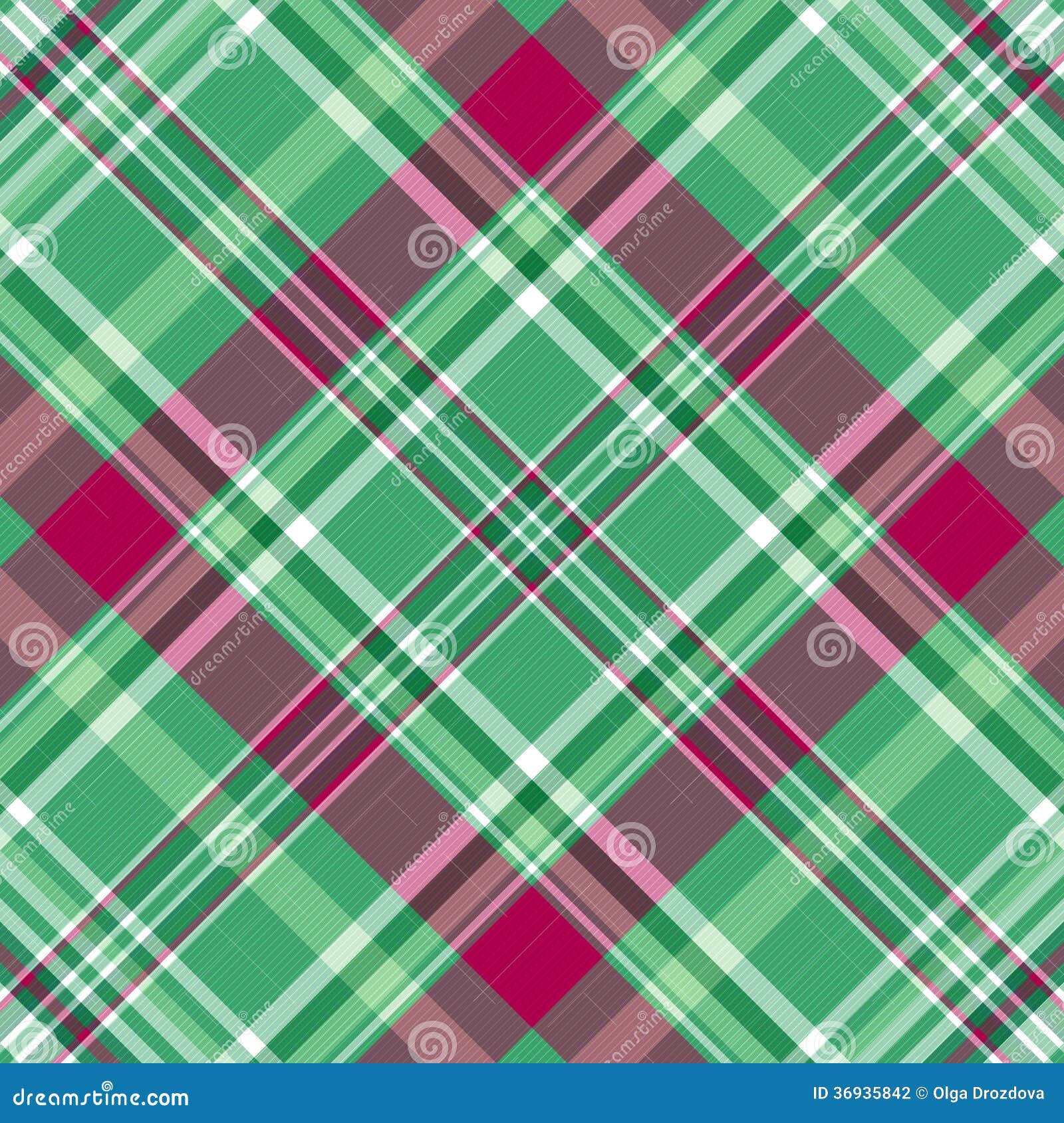 seamless green-purple checkered pattern