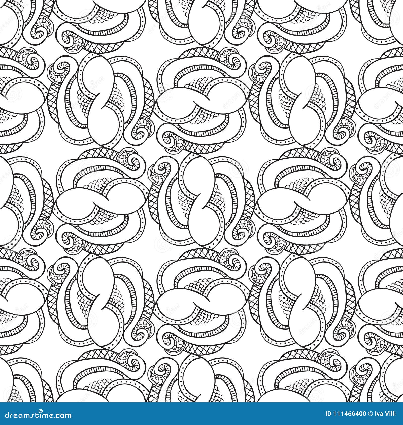 Seamless pattern stock vector. Illustration of pattern - 111466400