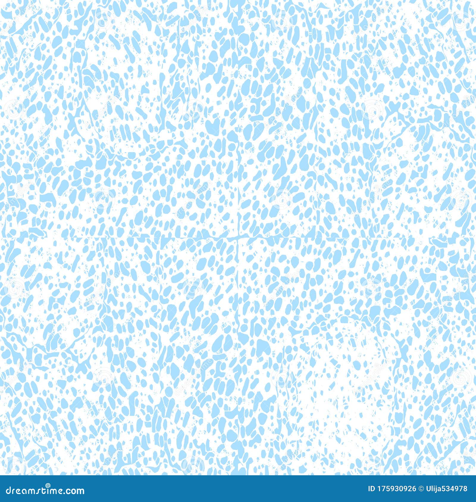 Seamless Illustration, Blue White Color, Abstract Background. Stock