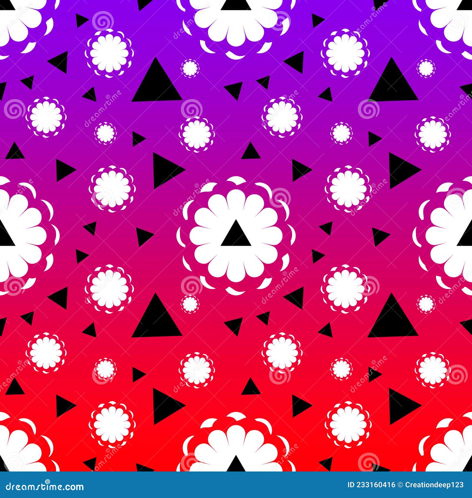 Seamless Illustration of Ornamental Wallpaper Stock Illustration