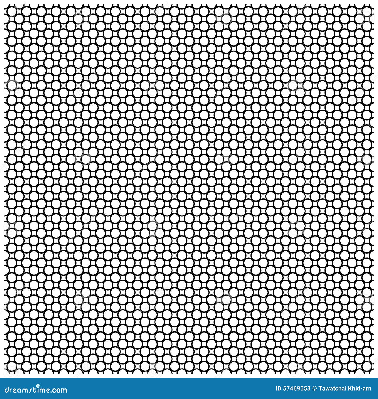 Seamless Illustration Vector Circle Pattern Background. Stock Vector ...