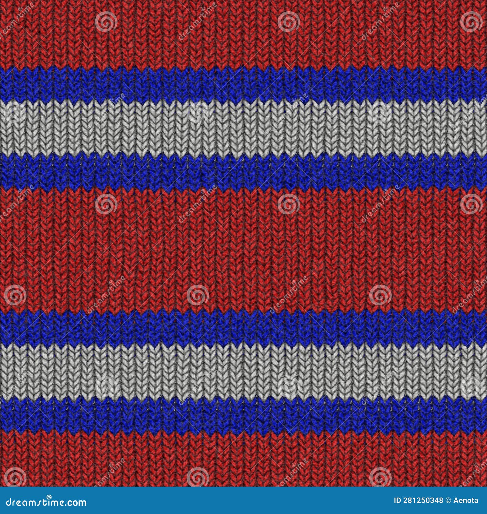 seamless knitted stria pattern