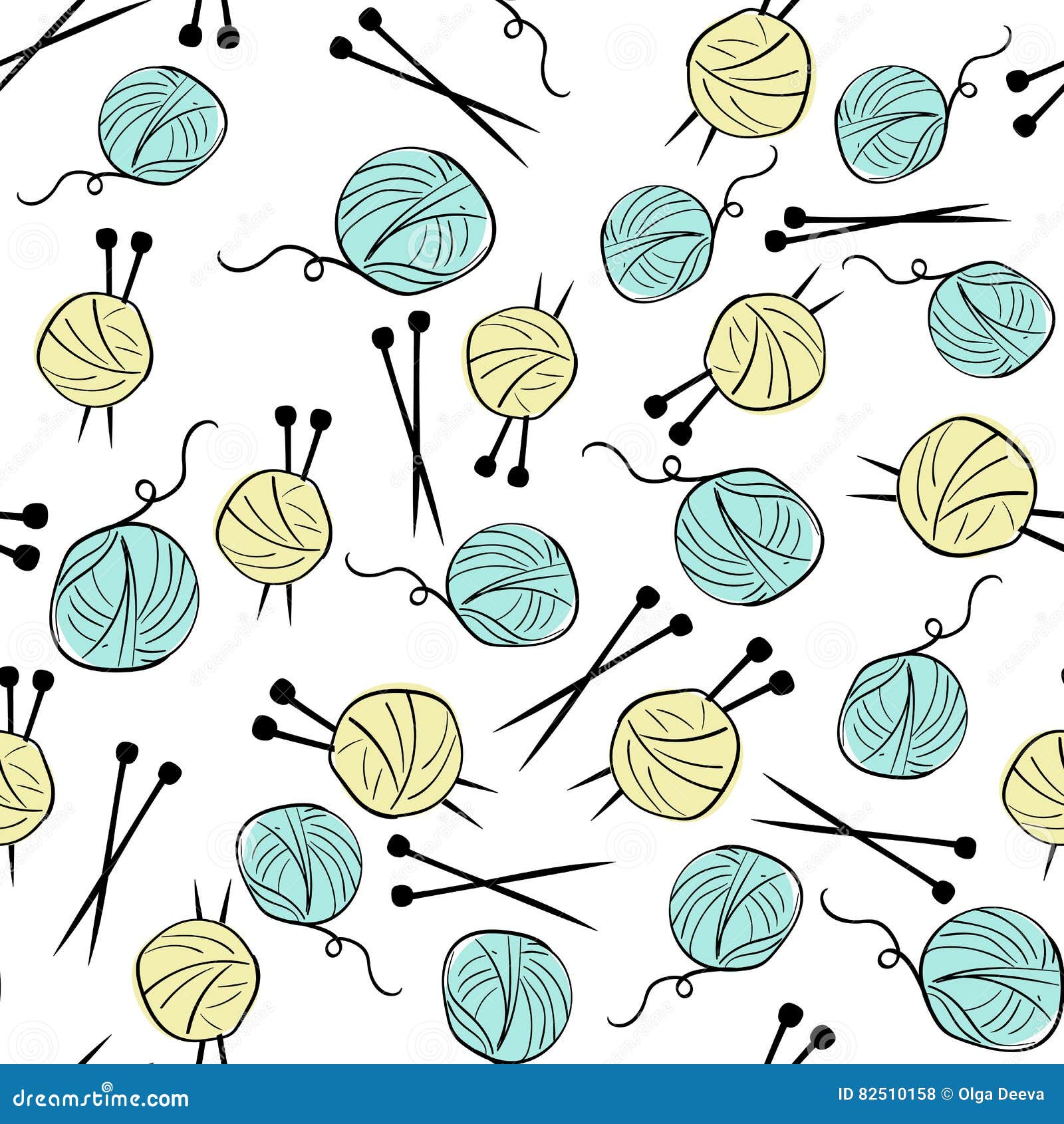 Seamless Knitting Pattern stock vector. Illustration of fashion - 82510158