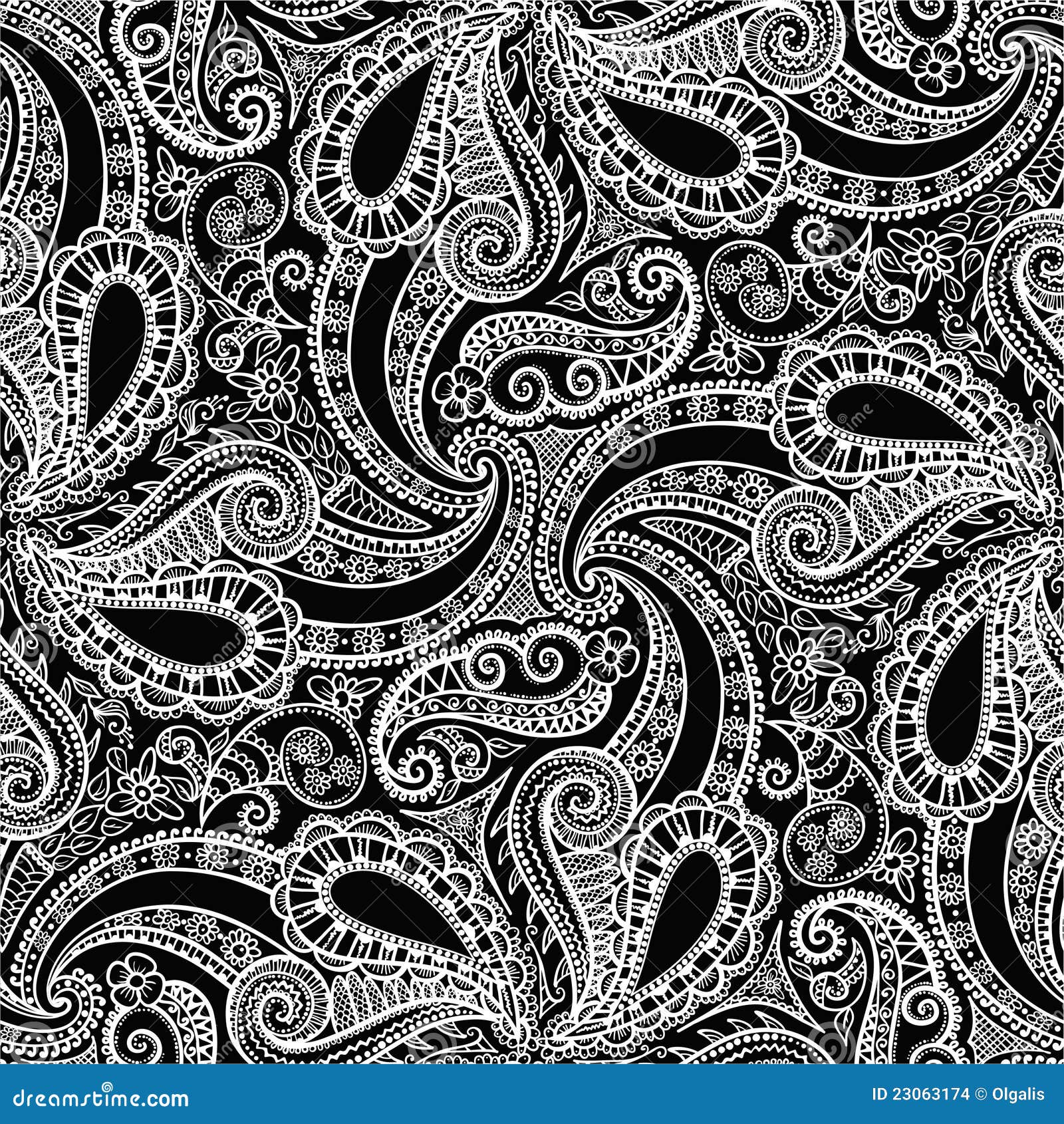 Seamless lace pattern stock illustration. Illustration of graphic ...