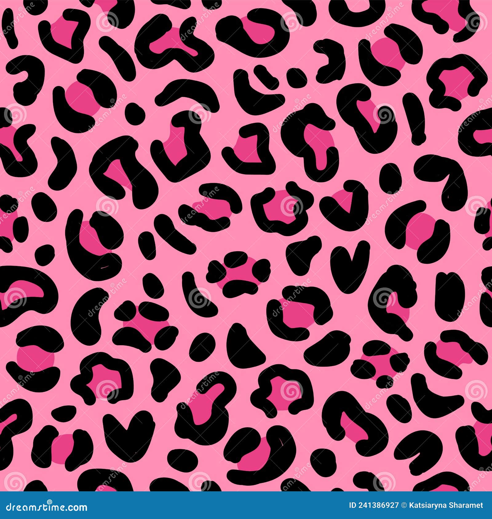 Seamless Leopard Pattern. Vector Illustration Stock Vector ...