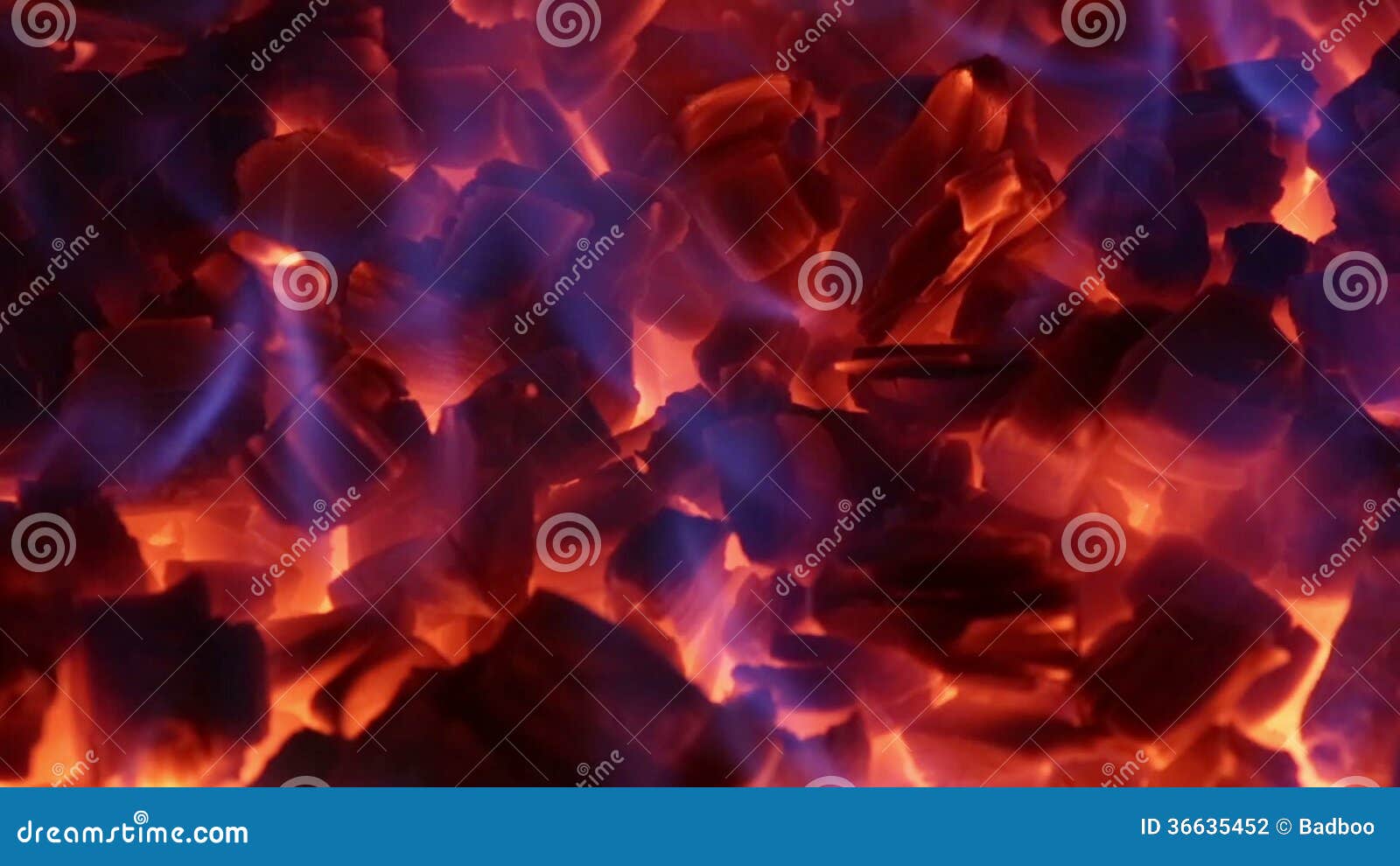 Seamless Loop of Ember in a Fireplace Stock Video Video of furnace