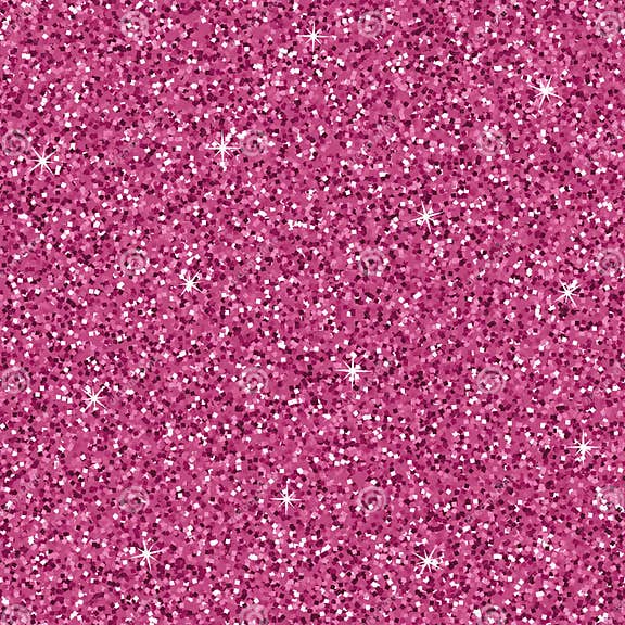 Seamless Magenta Pink Glitter Texture. Shimmer Background Stock Vector ...