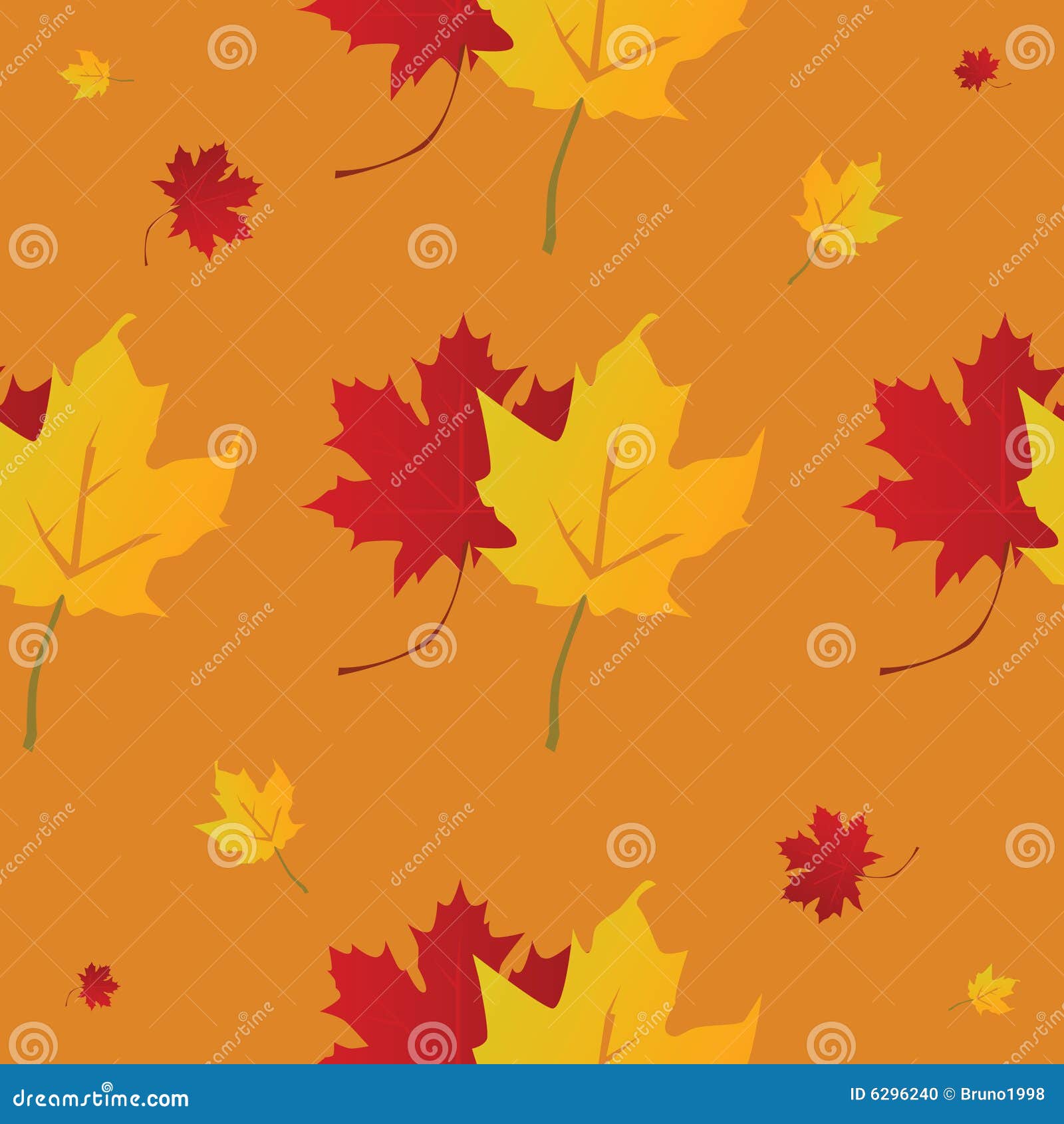 Seamless Maple Leaf Wallpaper Stock Vector Illustration of leaf