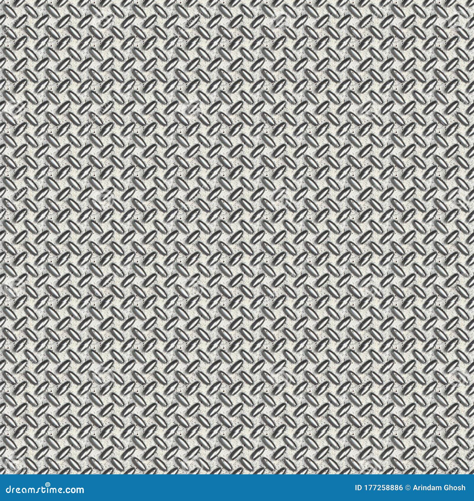 seamless metallic floor anti skid pattern texture background