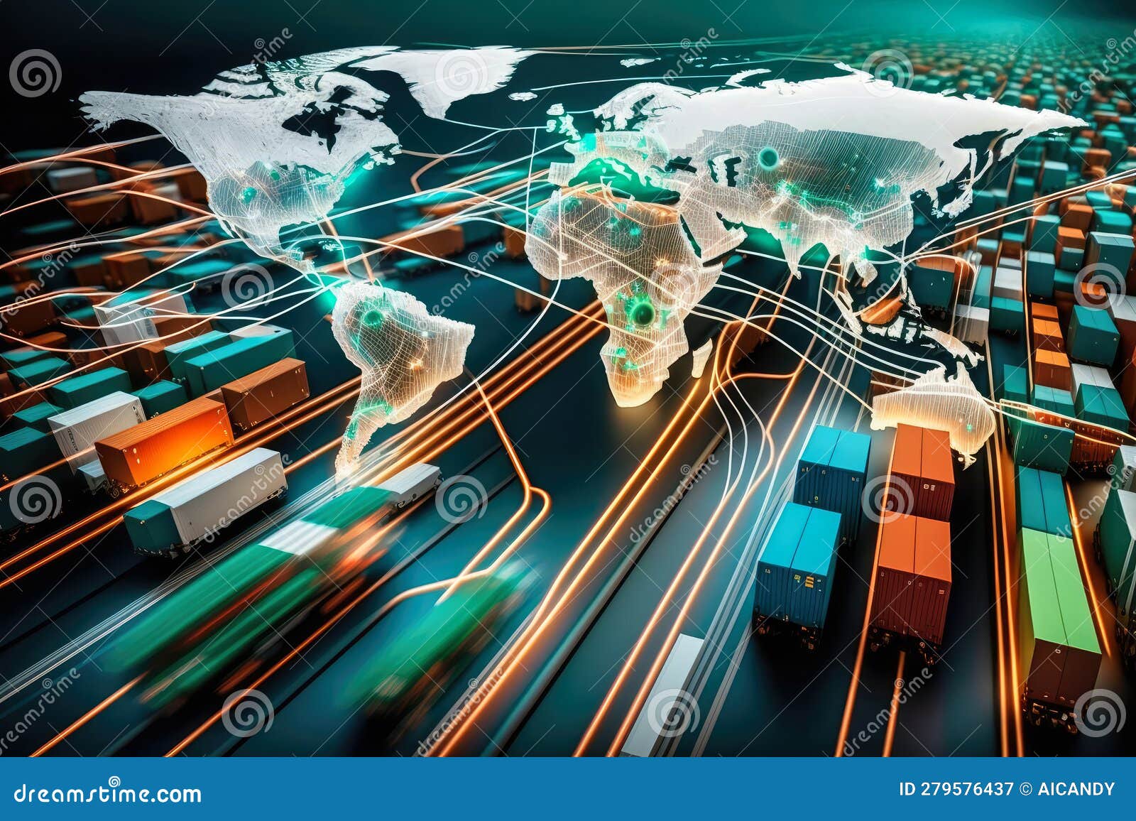 Seamless Network of Global Logistics Transportation System with 