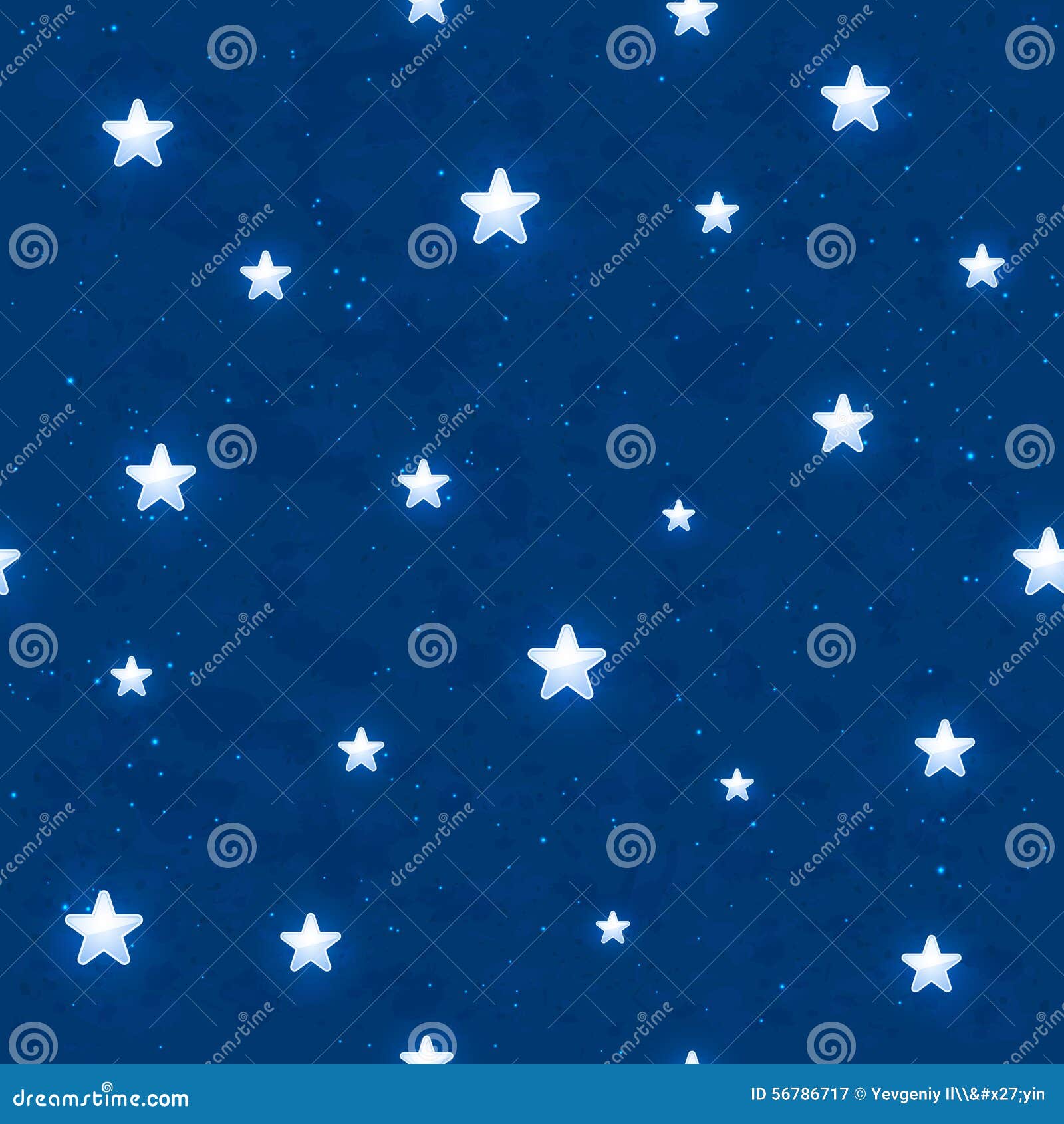 Seamless Night Sky Background Stock Vector - Illustration of galaxy ...