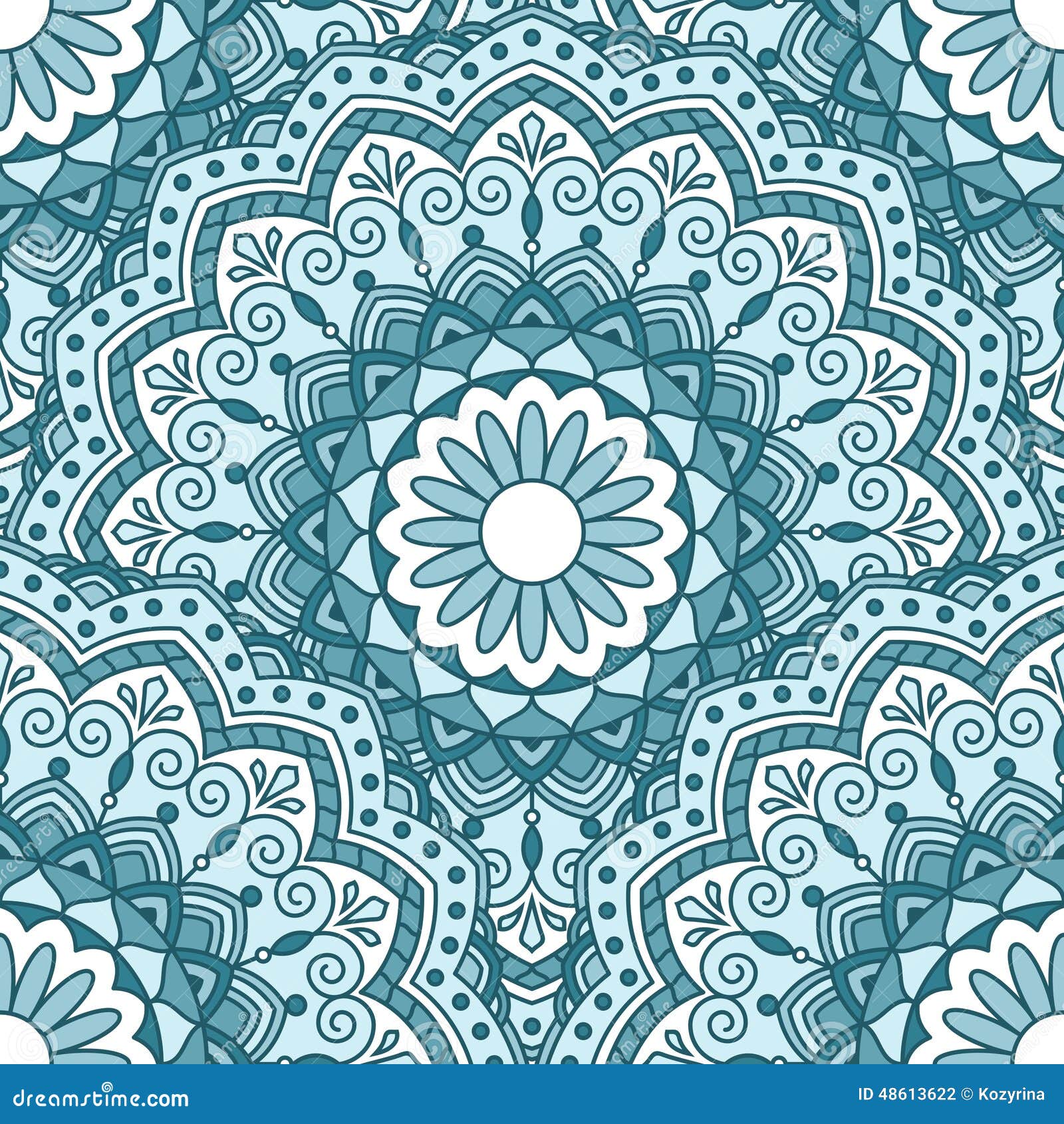 Seamless oriental pattern. stock vector. Illustration of ...