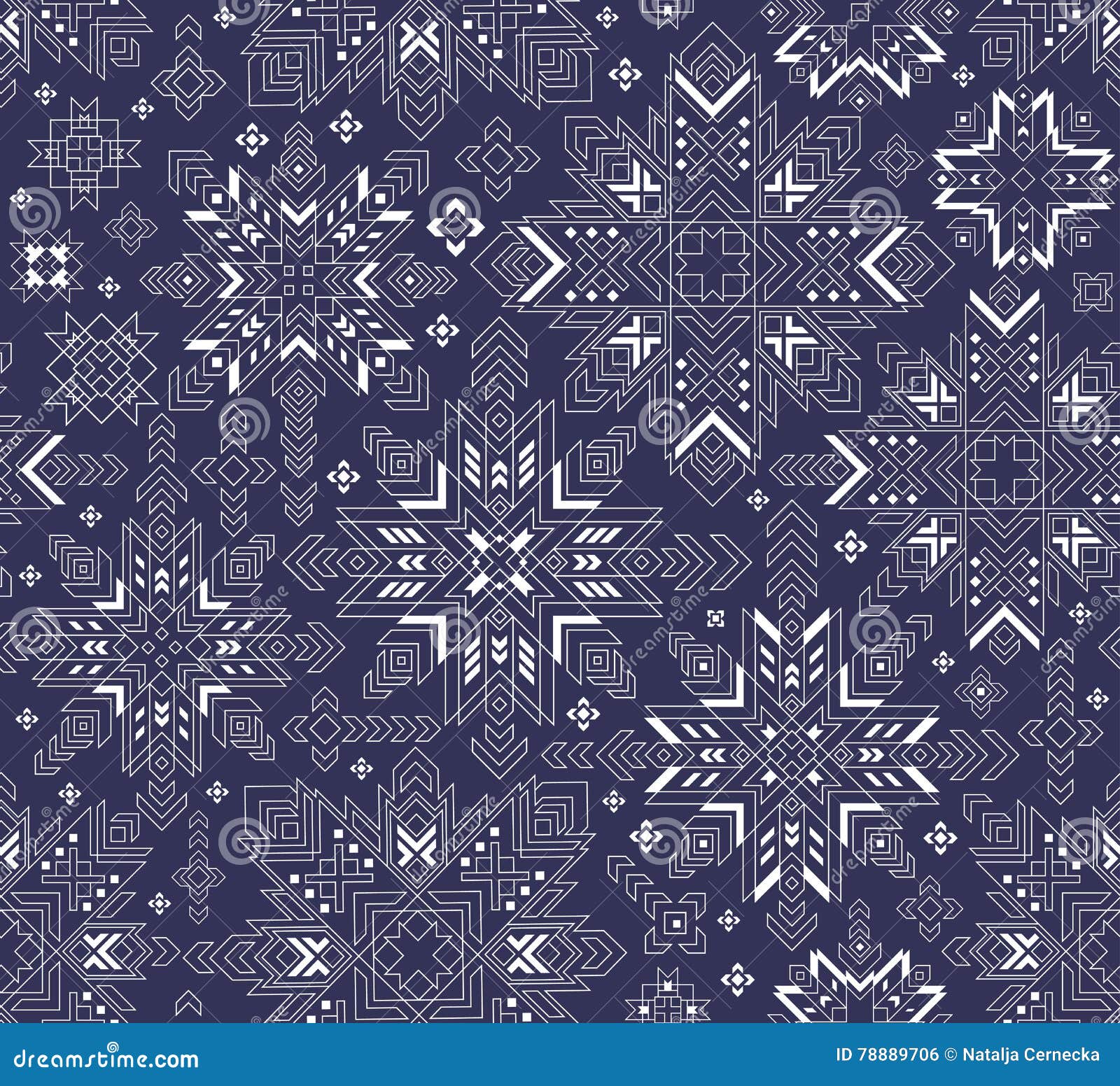 seamless ornament with baltic auseklis s.