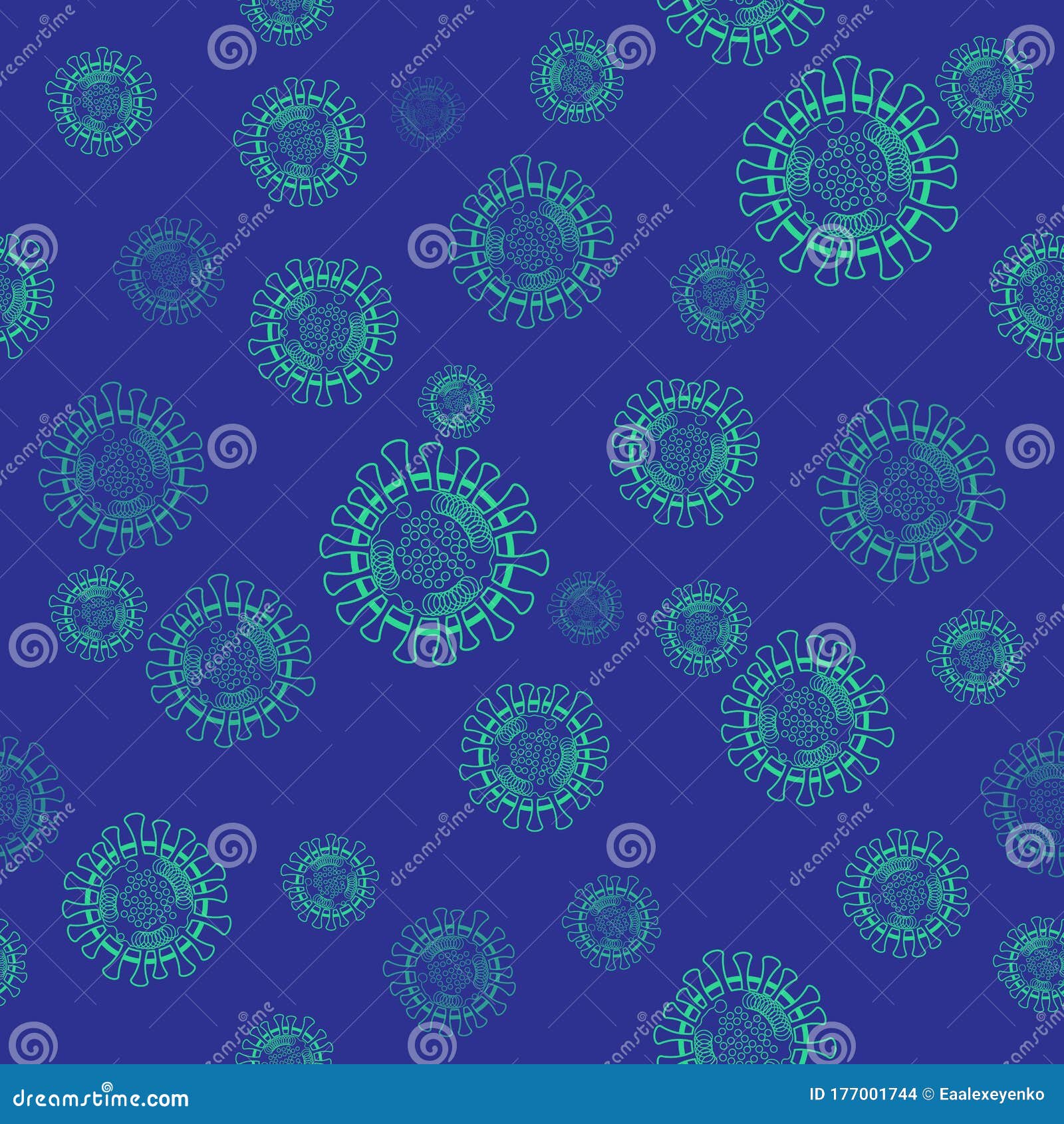 Download Coronavirus Covid-19. Seamless Ornament, Pattern ...