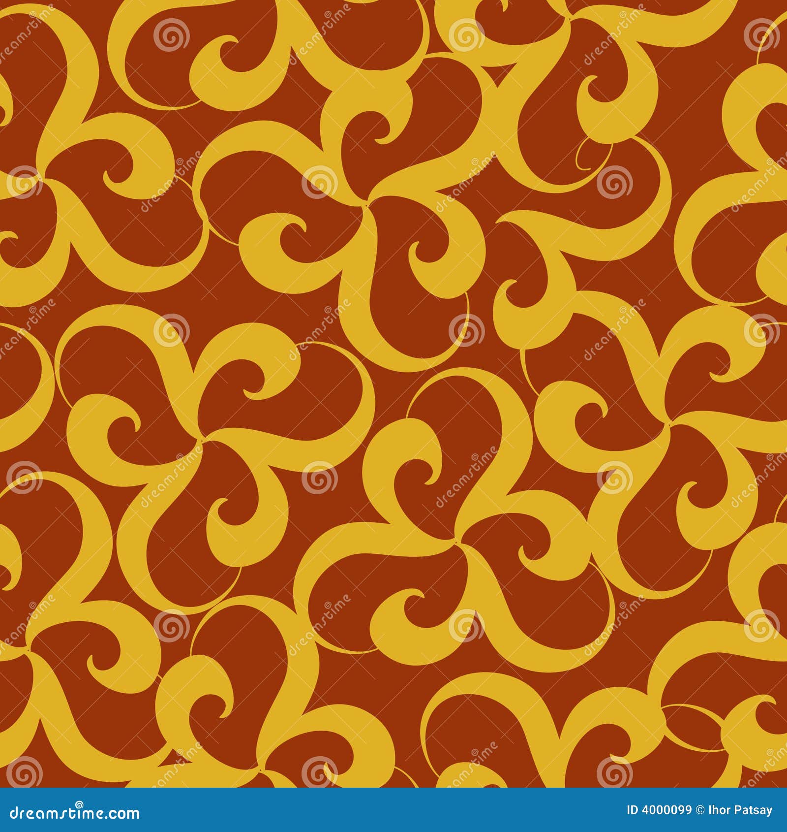 Seamless Ornament Wallpaper Stock Vector Illustration of repetition