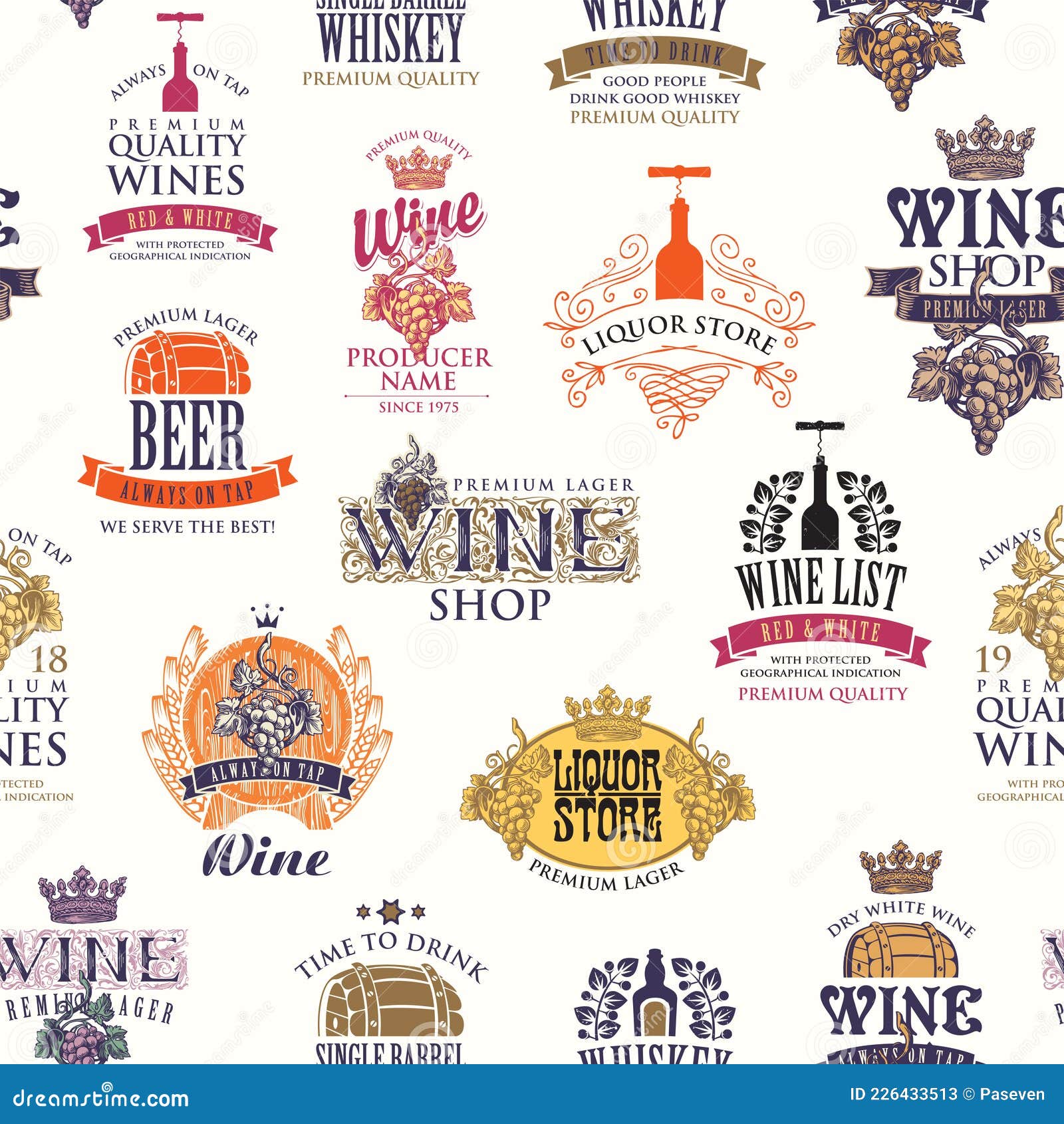 Alcoholic Beverages Logos