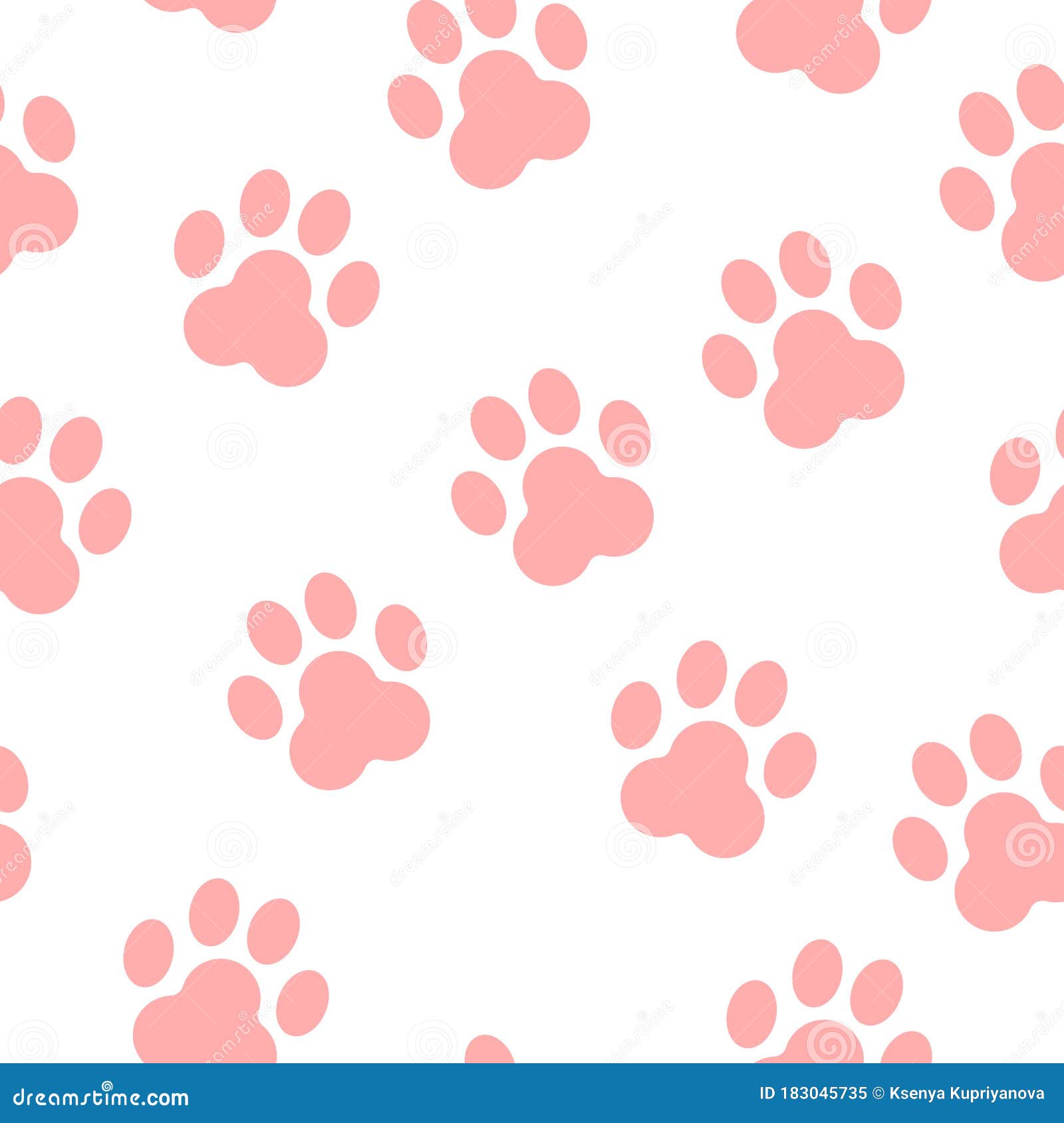 Stylish Pawprints Cute Cartoon Animal Eg Dog Or Cat Footprints Towel 15 x 22 Multicolor 3dRose twl_161530_1 3D Rose Red and White Paw Print Pattern 
