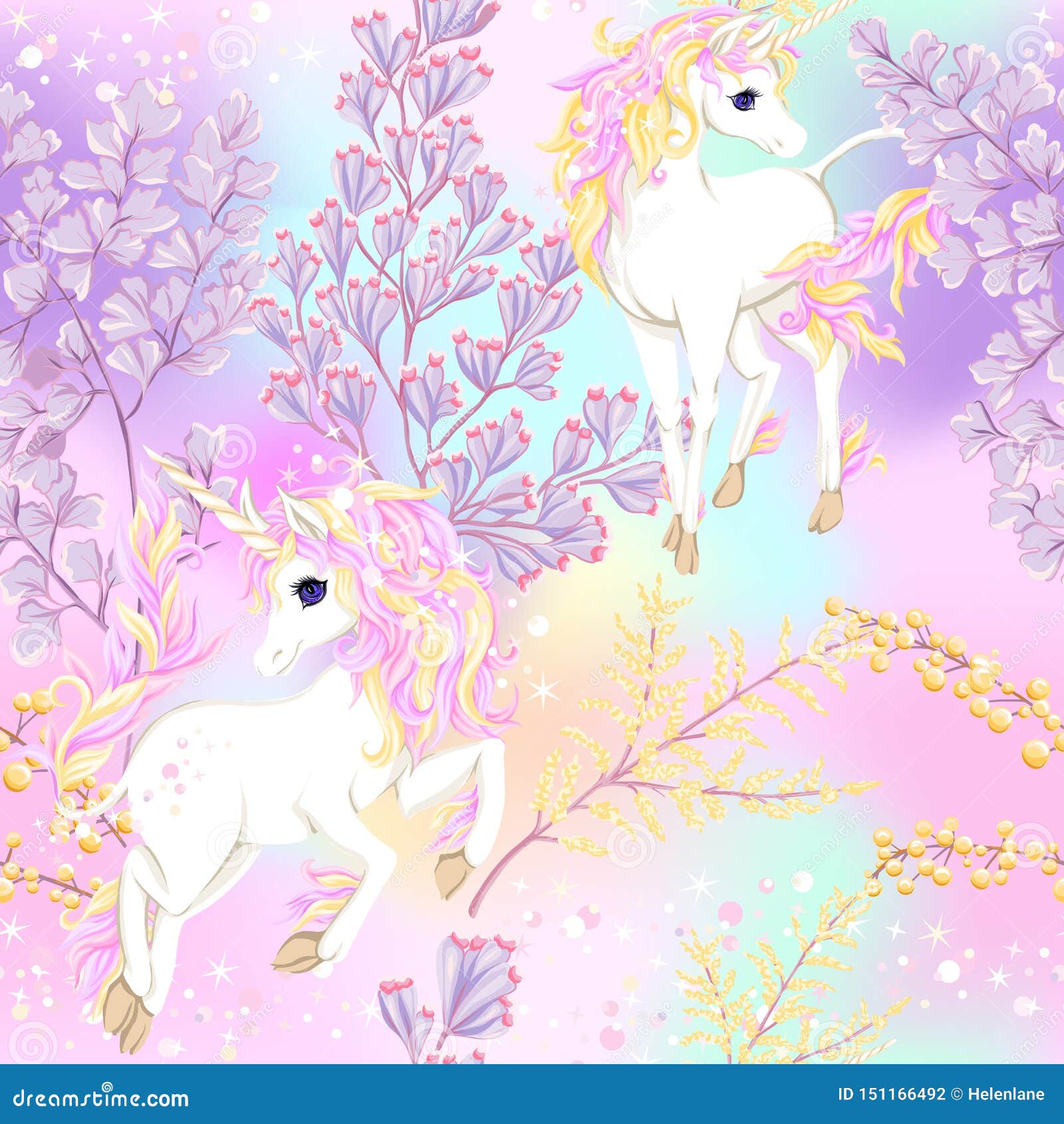 Pink Glitter Wallpaper Unicorn Vector Images (over 550)