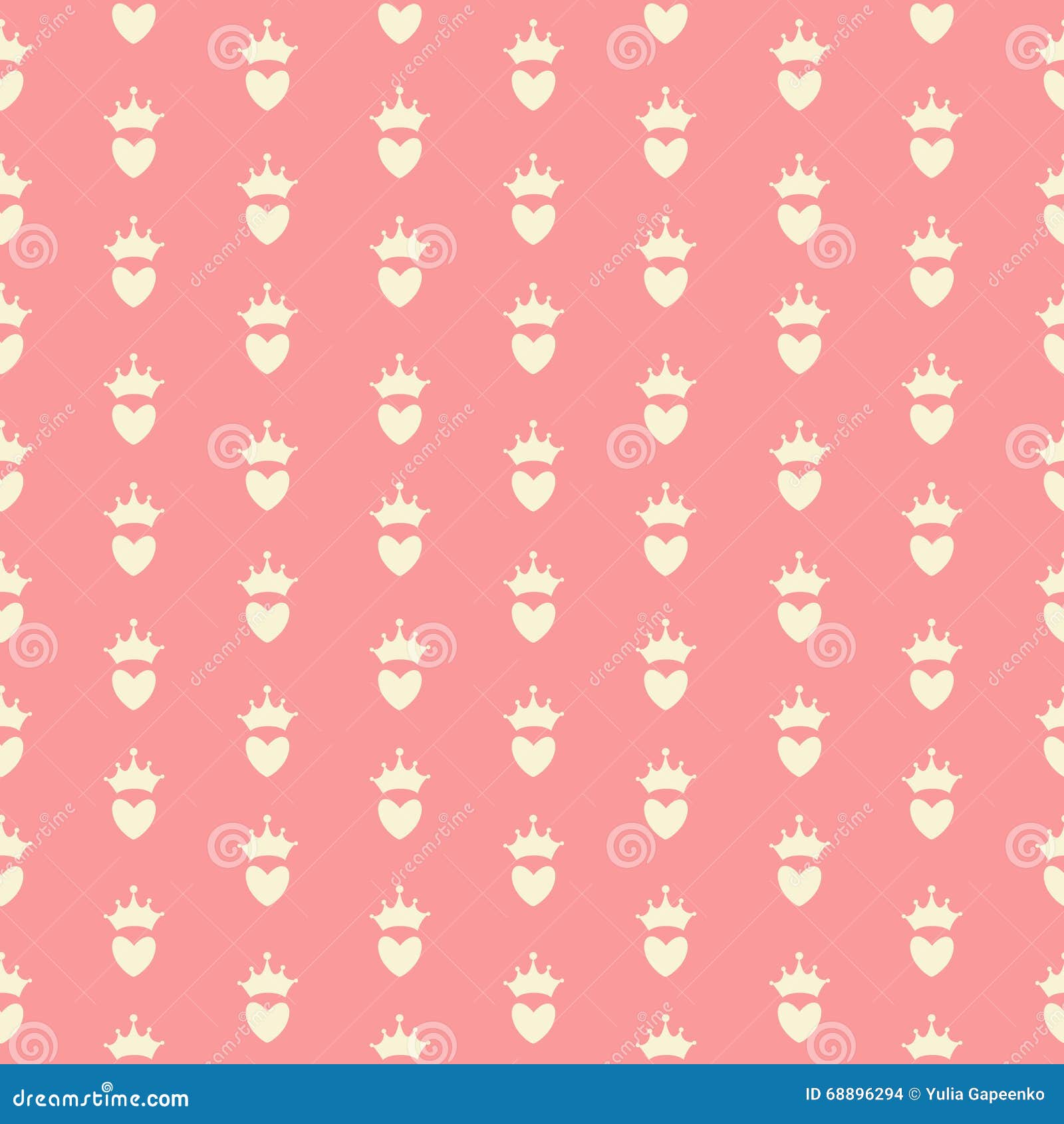 Seamless Pattern Background Vector公主例证EPS10